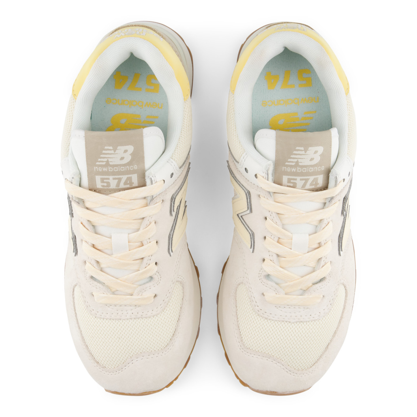 New Balance 574 Krem Kadın Günlük Giyim W574VA - Krem