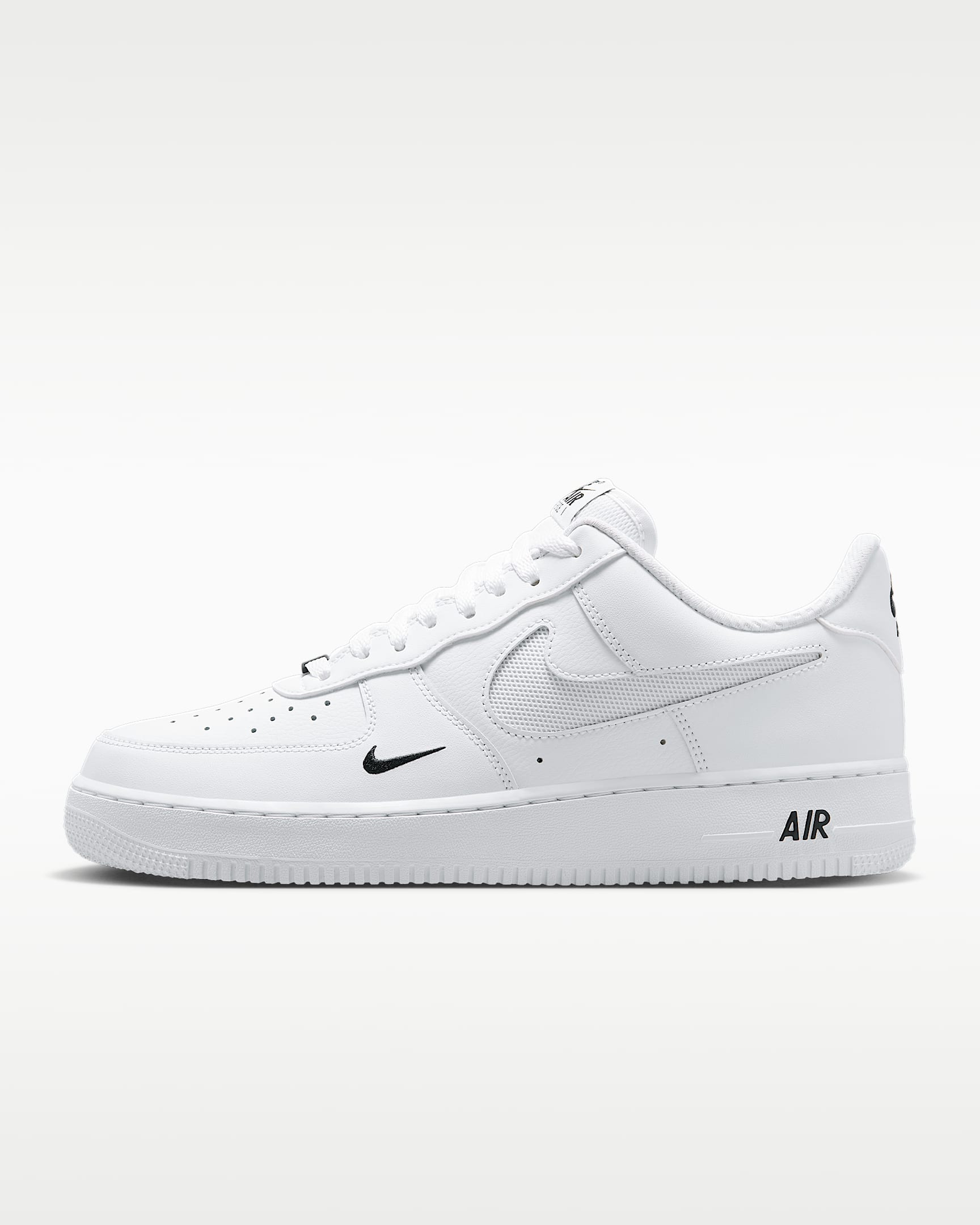 Nike Air Force 1 '07 LV8 Erkek Ayakkabısı - Beyaz/Siyah/Reflect Silver