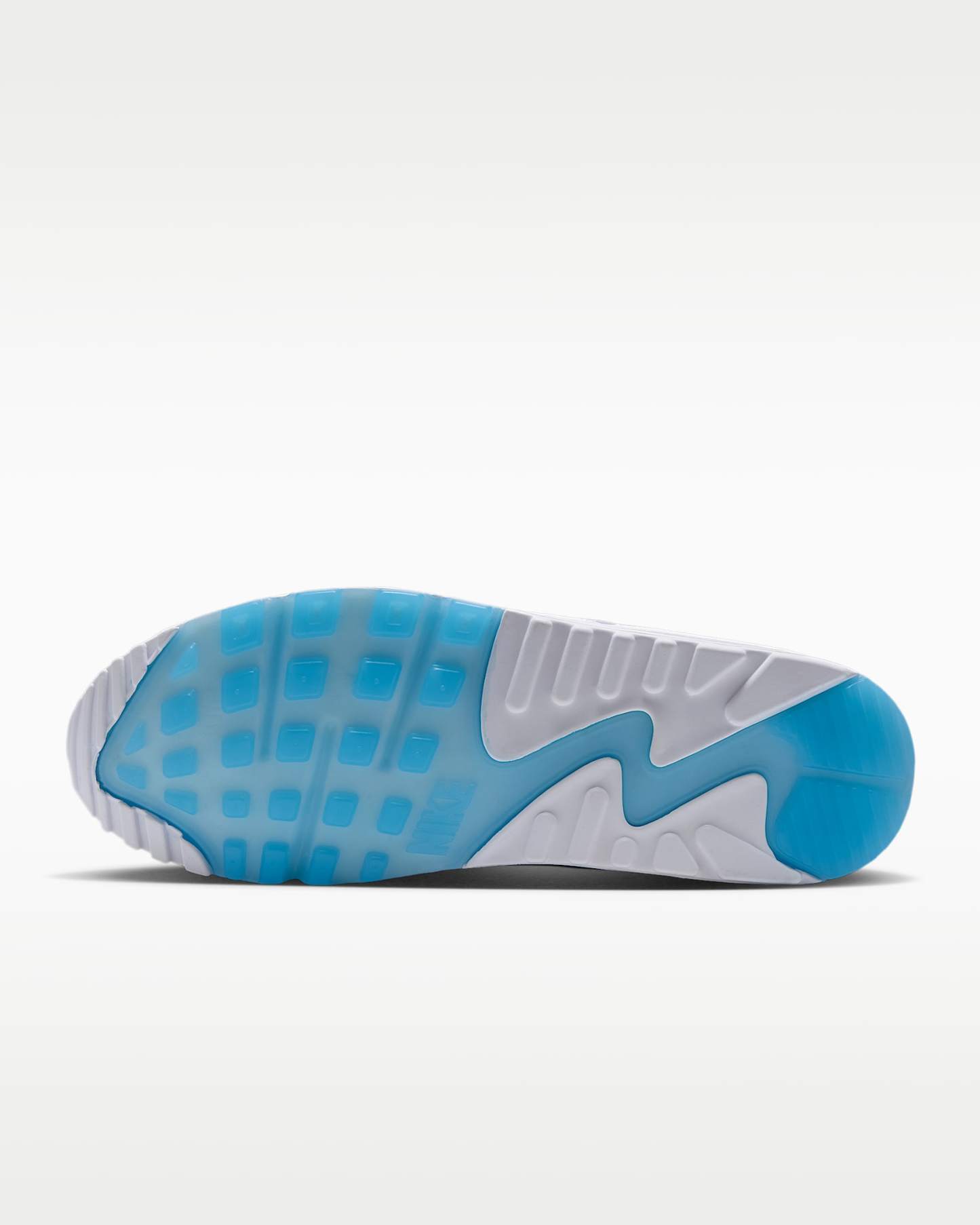 Nike Air Max 90 Erkek Ayakkabısı - Beyaz/Aurora Blue/Beyaz