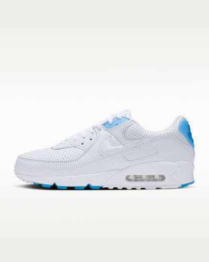 Nike Air Max 90 Erkek Ayakkabısı - Beyaz/Aurora Blue/Beyaz