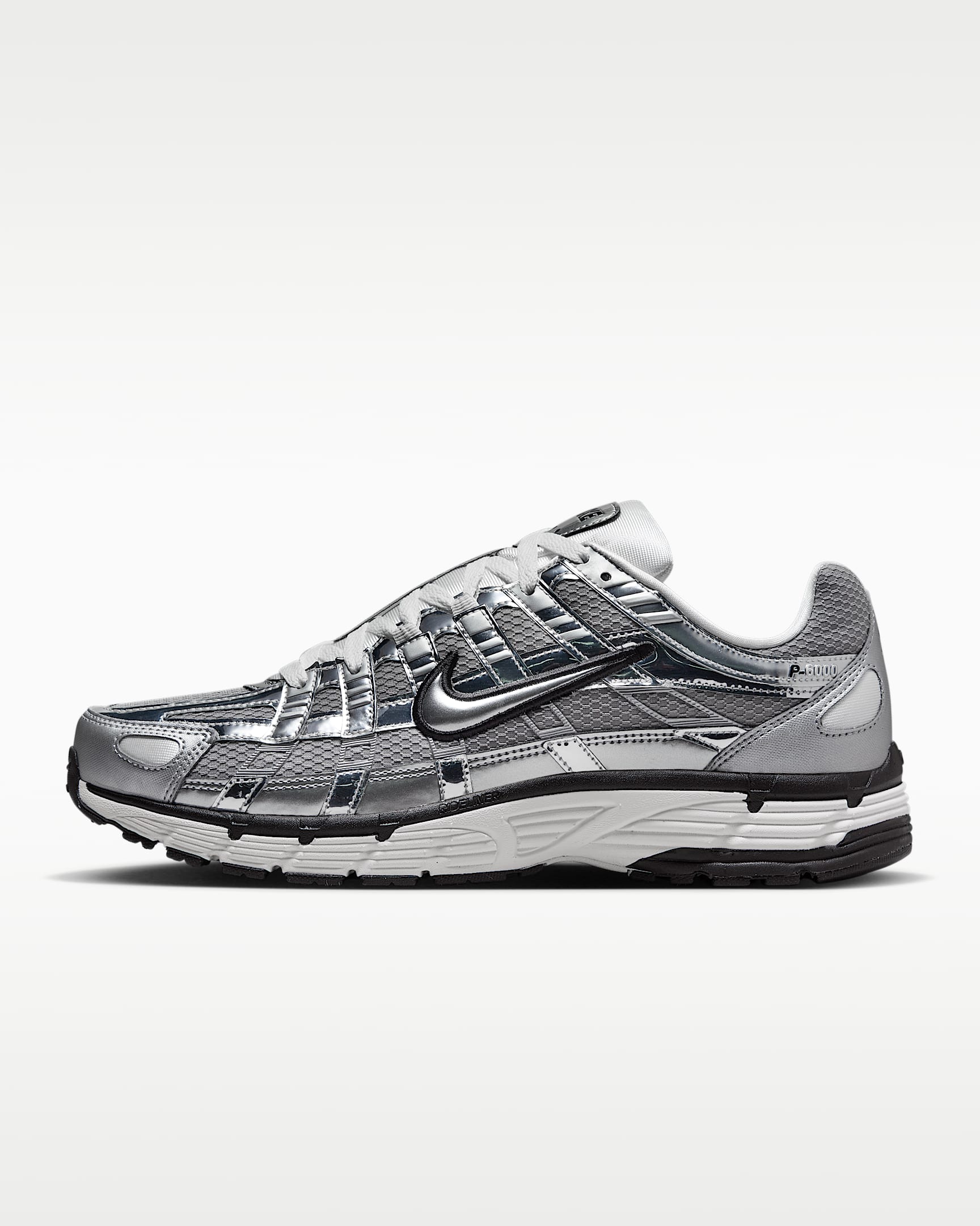 Nike P-6000 Ayakkabı - Metallic Silver/Sail/Siyah/Metallic Silver