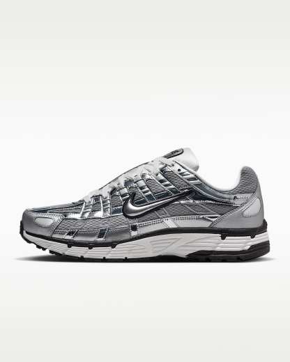 Nike P-6000 Ayakkabı - Metallic Silver/Sail/Siyah/Metallic Silver