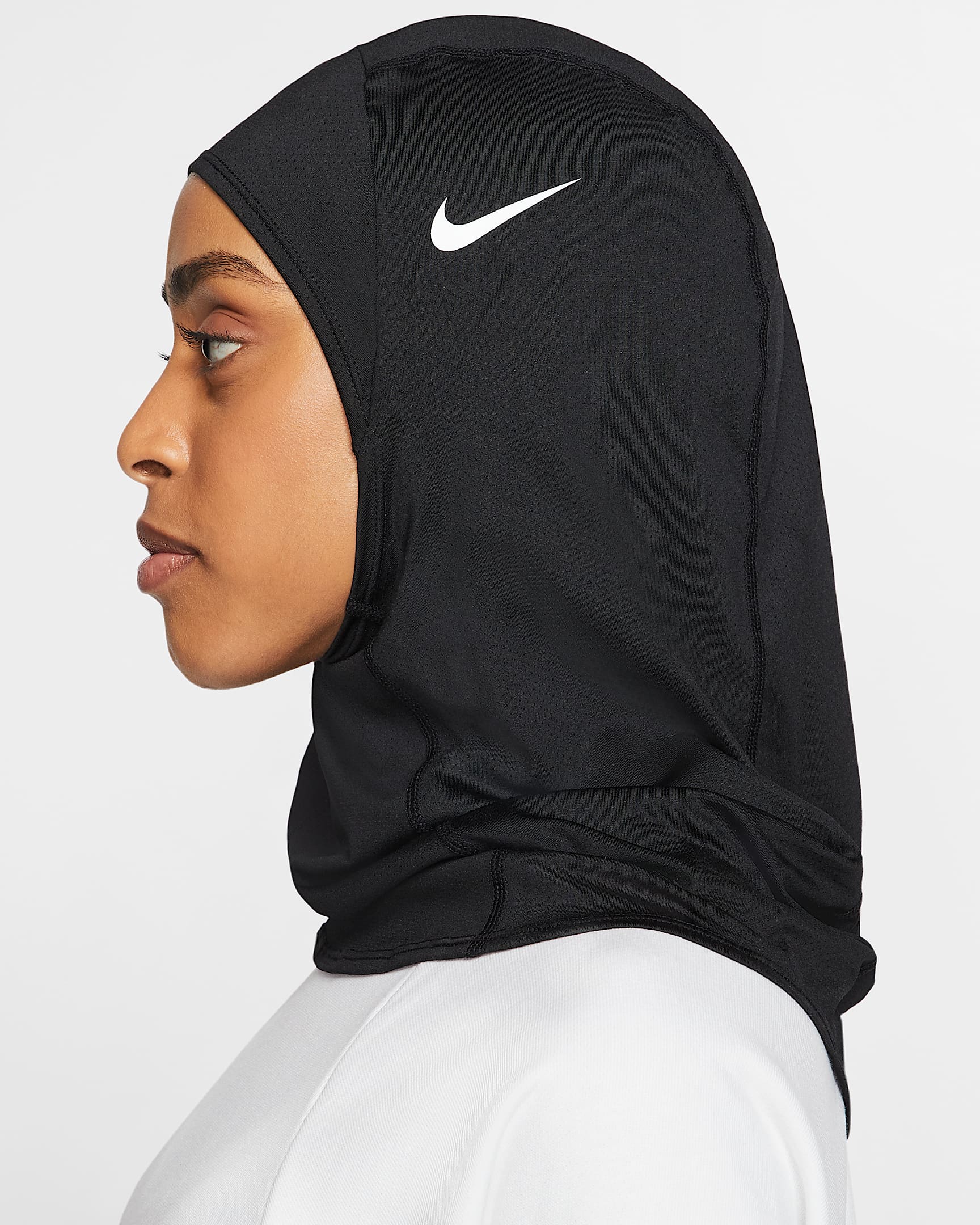 Nike Pro Hijab 2.0 - Siyah/Beyaz