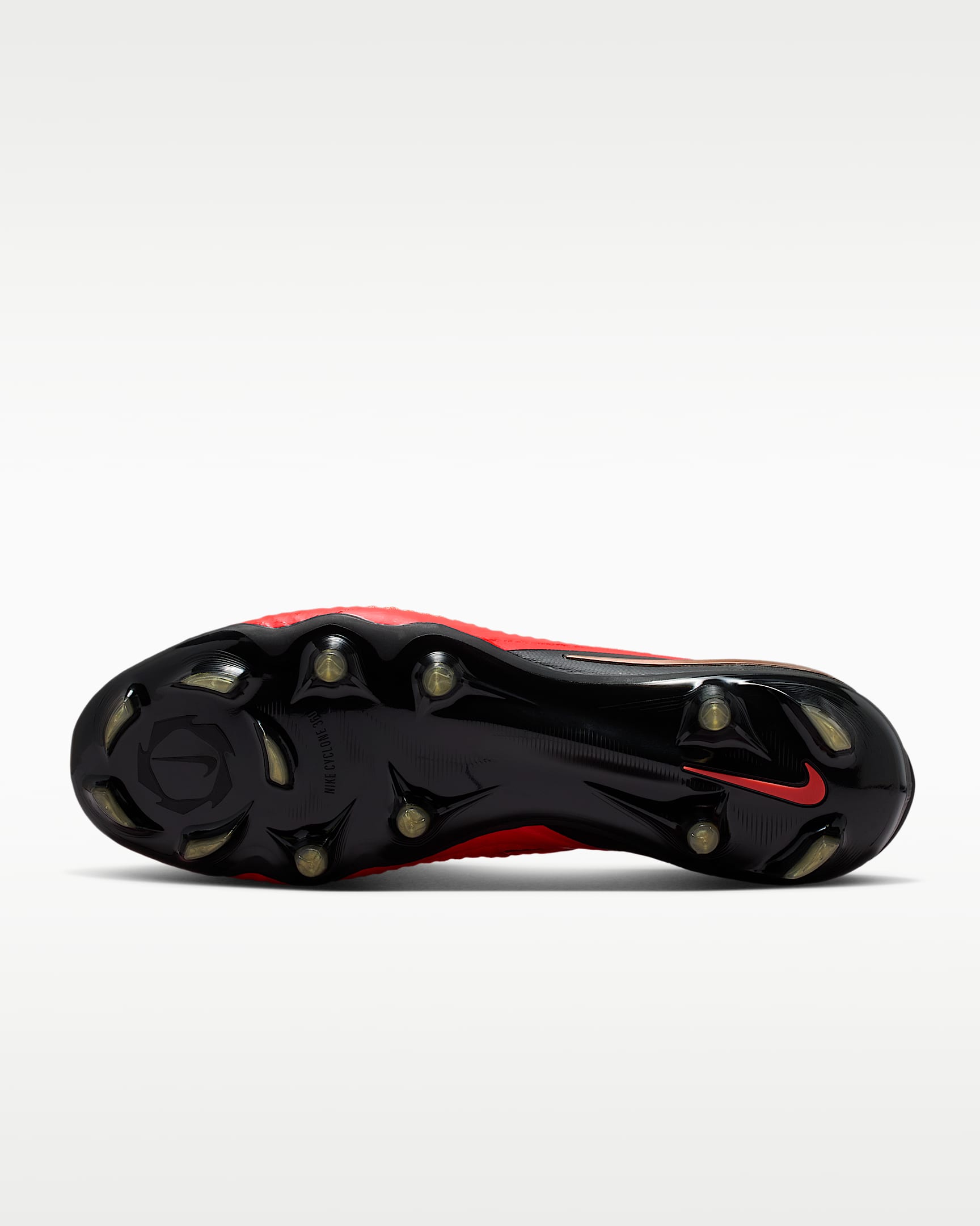 Nike Phantom 6 Low Elite Kuru Çim Zemin Kramponu - Bright Crimson/Bright Crimson/Siyah