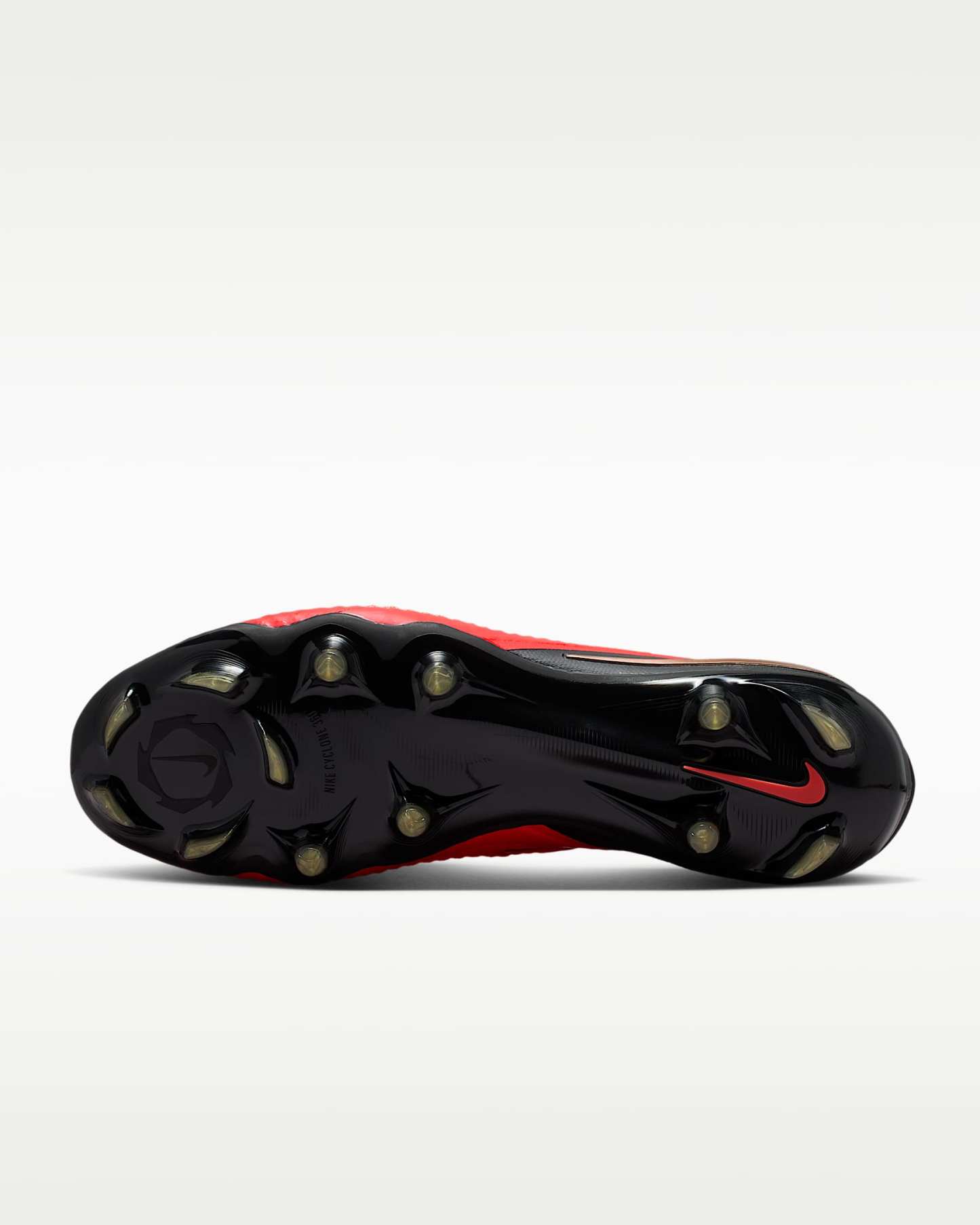Nike Phantom 6 Low Elite Kuru Çim Zemin Kramponu - Bright Crimson/Bright Crimson/Siyah
