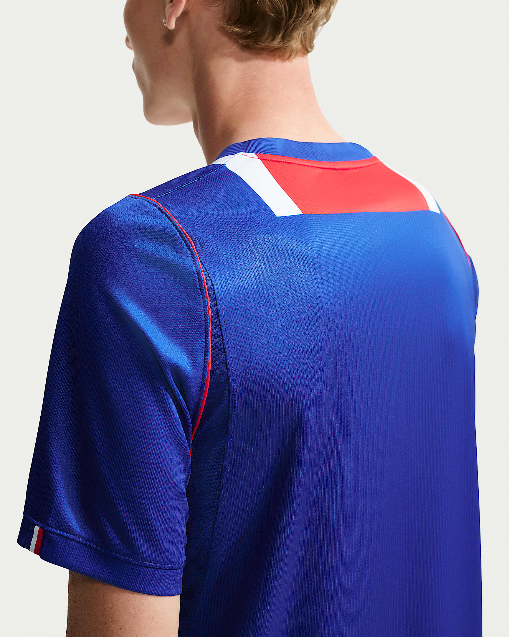 Paris Saint-Germain 2026/27 Stadyum İç Saha Nike Dri-FIT Erkek Futbol Taraftar Forması - Old Royal/Beyaz/University Red/Beyaz