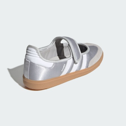 SAMBA JANE AYAKKABI - Silver Metallic / Cloud White / Gum - KJ9987 - Görsel 5