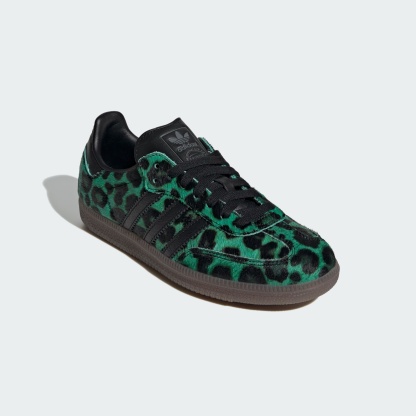 SAMBA LEOPAR DESENLİ AYAKKABI - Semi Screaming Green / Core Black / Gold Metallic - HQ9374 - Görsel 4