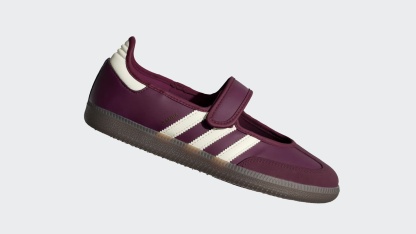 SAMBA MARY JANE AYAKKABI - Maroon / Cream White / Gold Metallic - IH6561 - Görsel 10