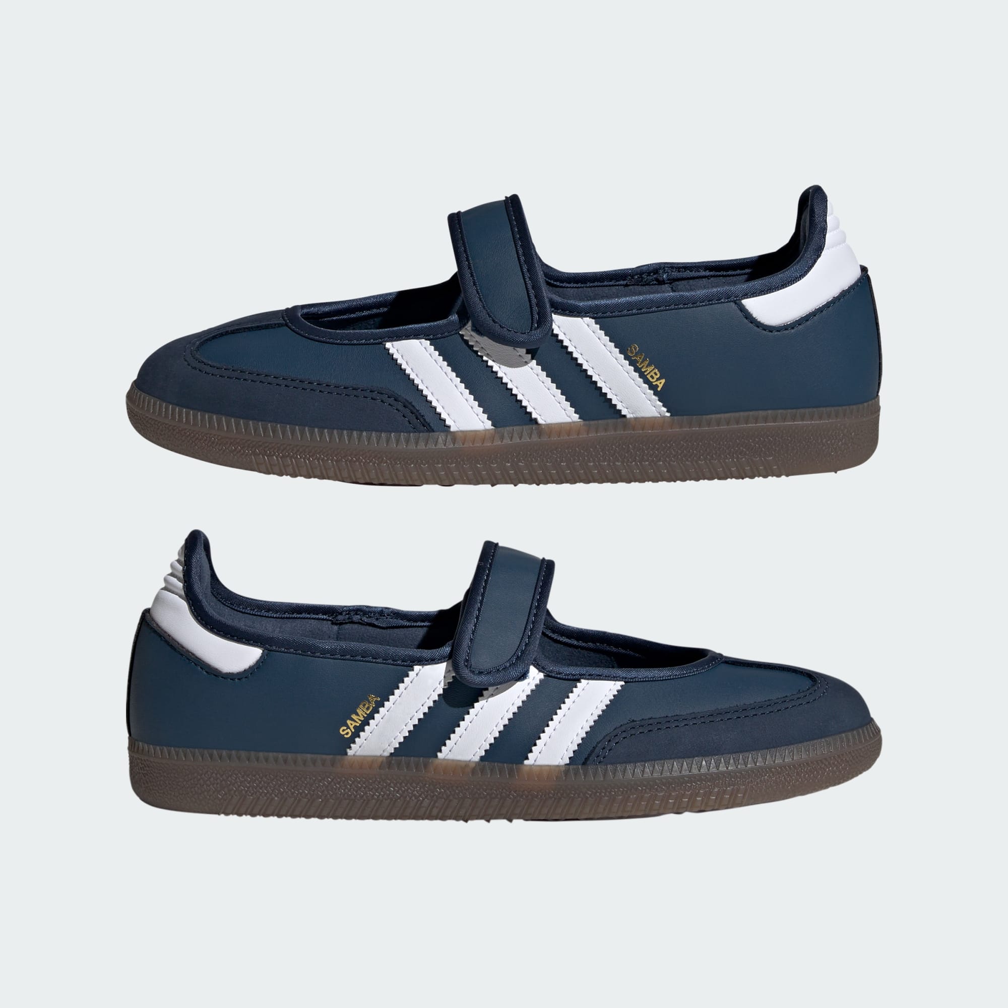 SAMBA MARY JANE AYAKKABI - Crew Navy / Cloud White / Gold Metallic - IH6484 - Görsel 7