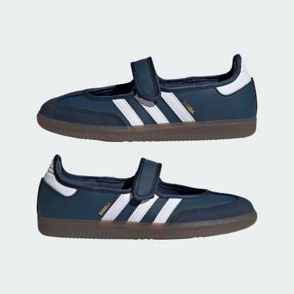 SAMBA MARY JANE AYAKKABI - Crew Navy / Cloud White / Gold Metallic - IH6484 - Görsel 7