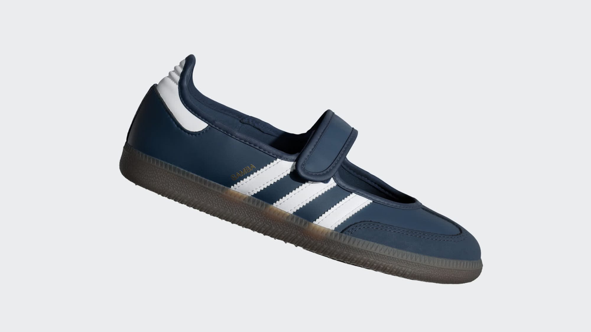 SAMBA MARY JANE AYAKKABI - Crew Navy / Cloud White / Gold Metallic - IH6484 - Görsel 10