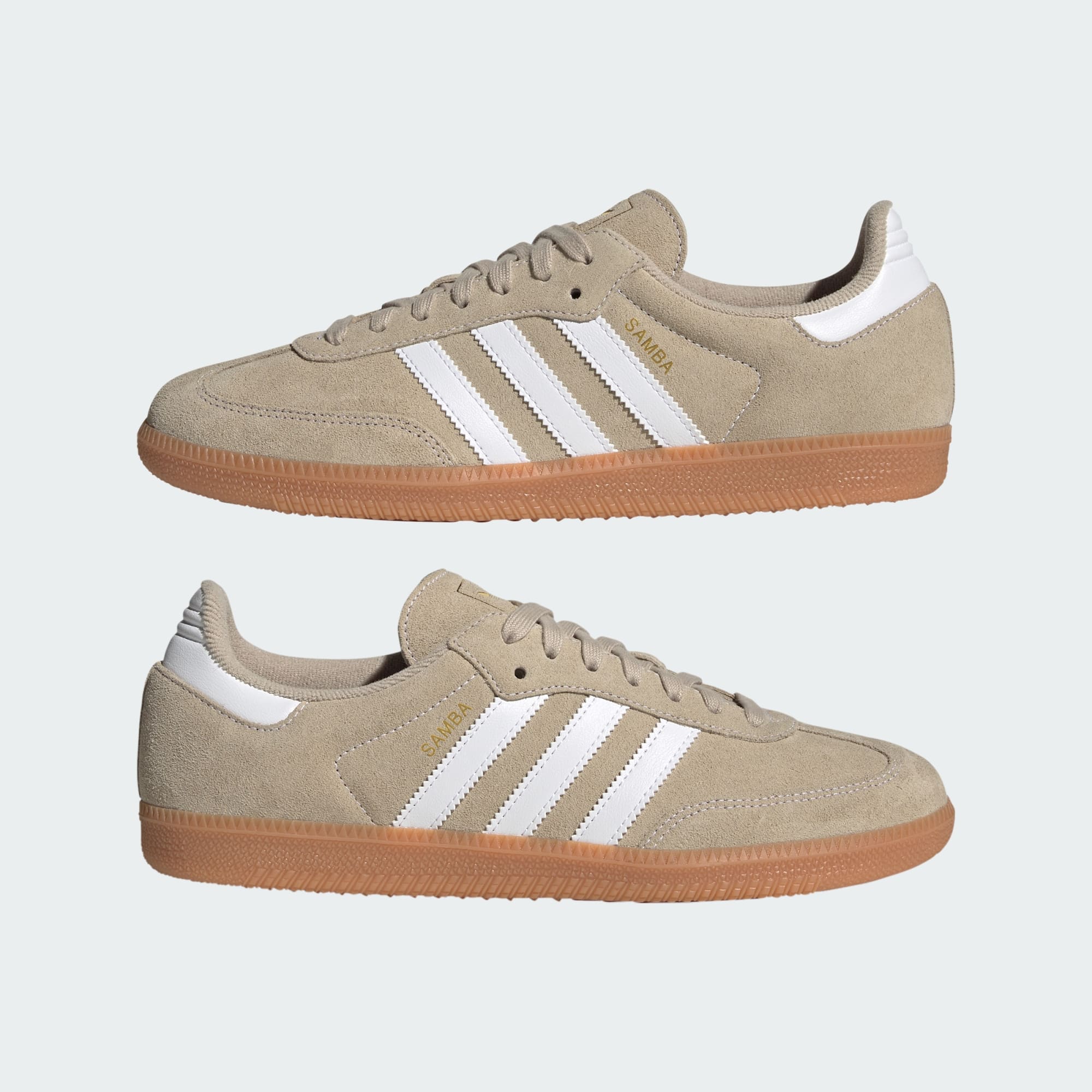 SAMBA OG AYAKKABI - Khaki Three / Cloud White / Gum - KK2272 - Görsel 7