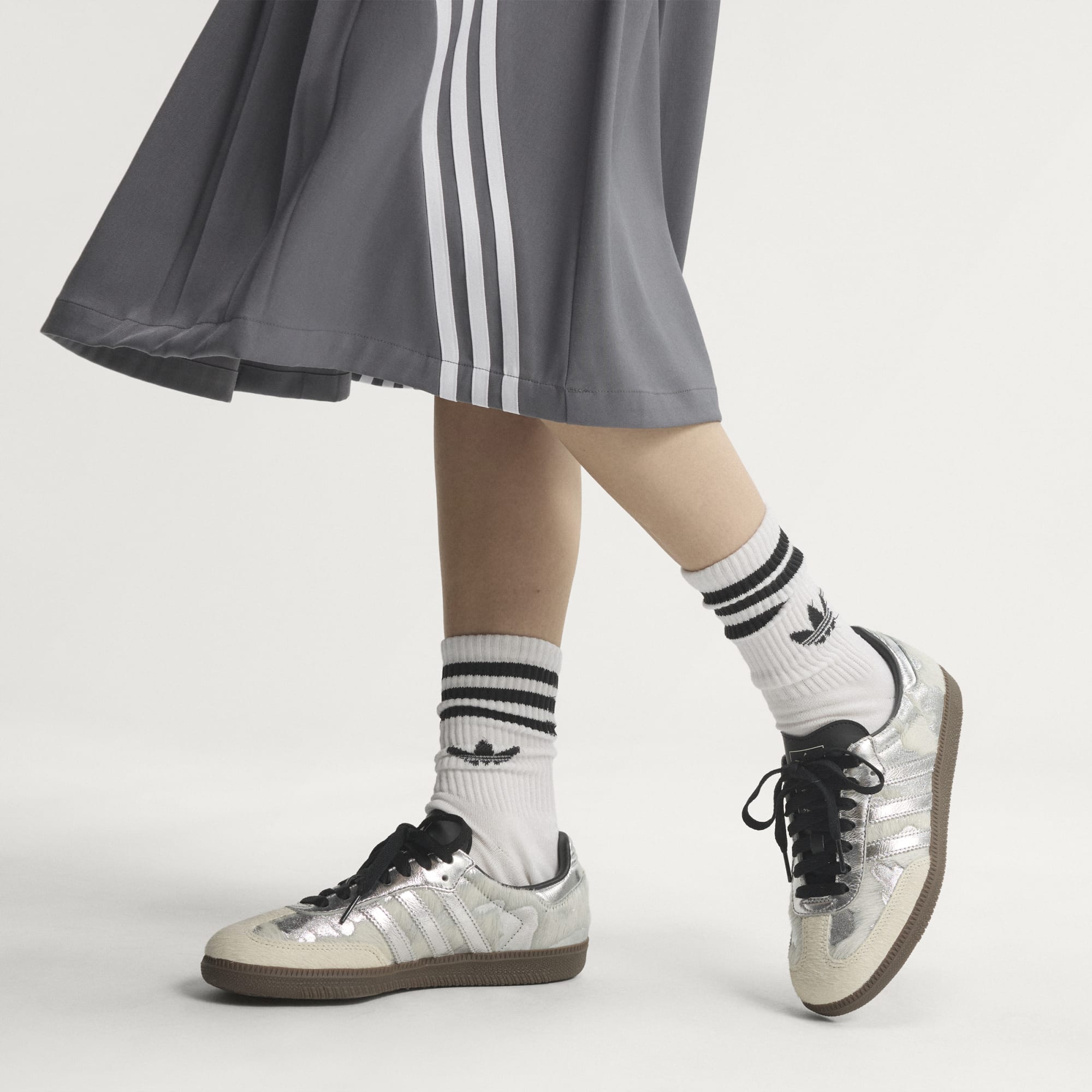 SAMBA OG AYAKKABI - Cream White / Silver Metallic / Core Black - KJ2314 - Görsel 2