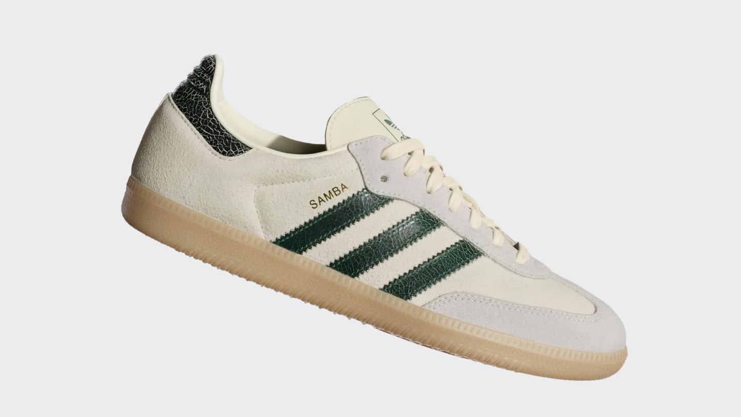 SAMBA OG AYAKKABI - Cream White / Collegiate Green / Magic Beige - KK2266 - Görsel 10