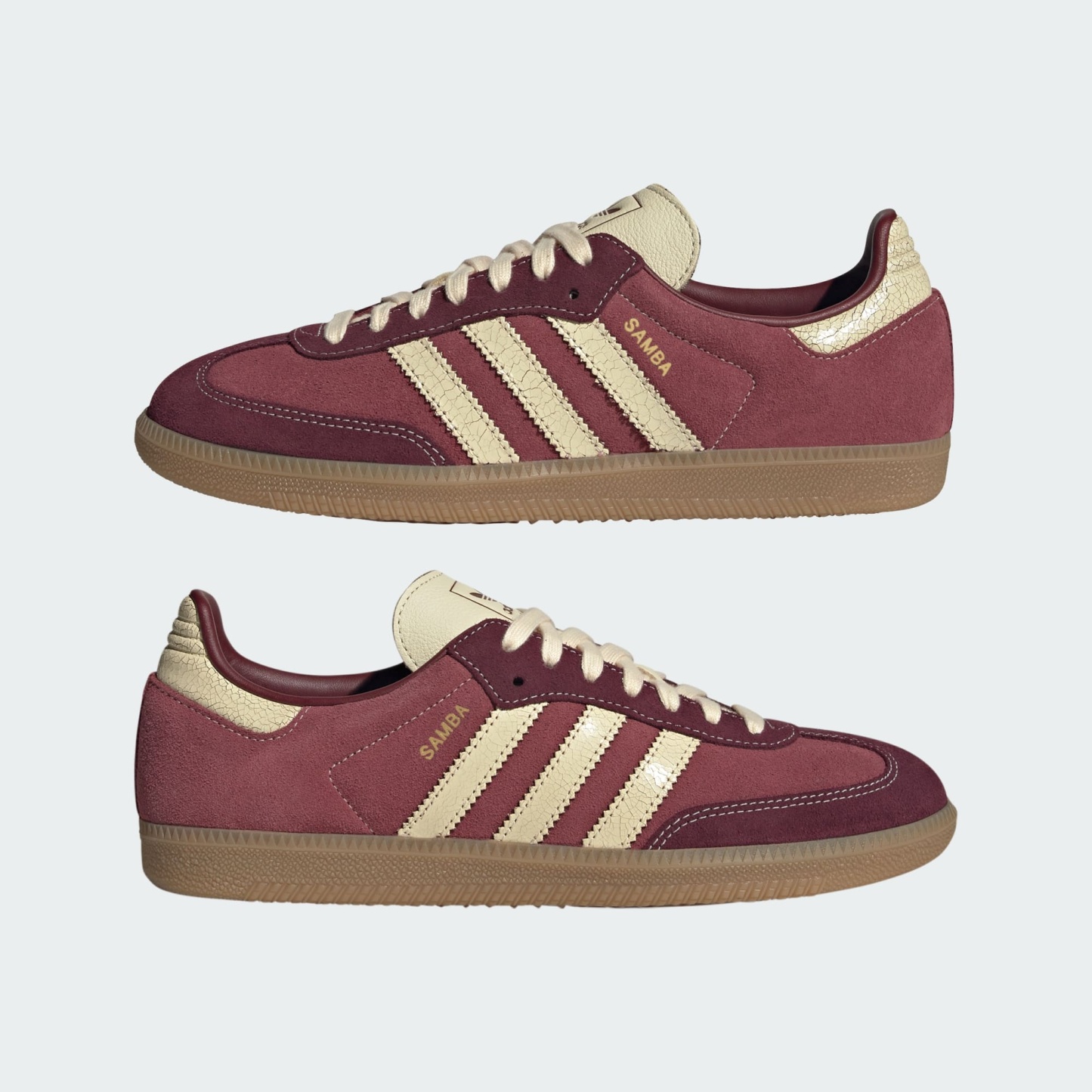 SAMBA OG AYAKKABI - Shadow Red / Warm Vanilla / Gum - KK2267 - Görsel 7