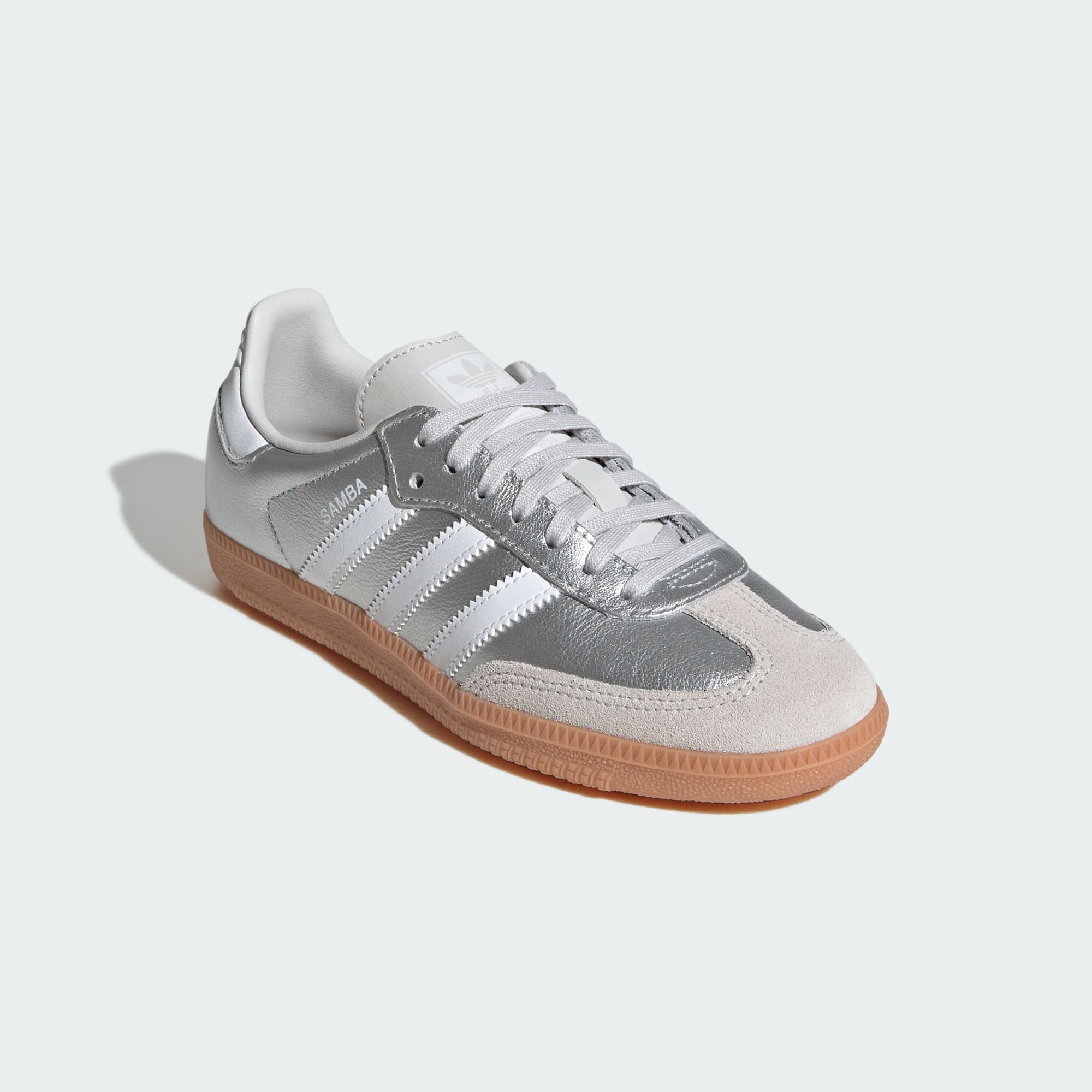 SAMBA OG AYAKKABI - Silver Metallic / Cloud White / Gum - KK2327 - Görsel 4