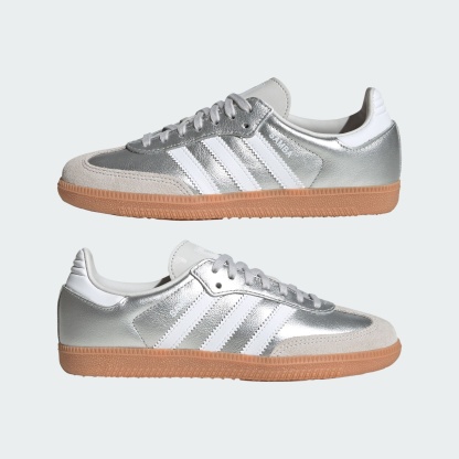 SAMBA OG AYAKKABI - Silver Metallic / Cloud White / Gum - KK2327 - Görsel 7