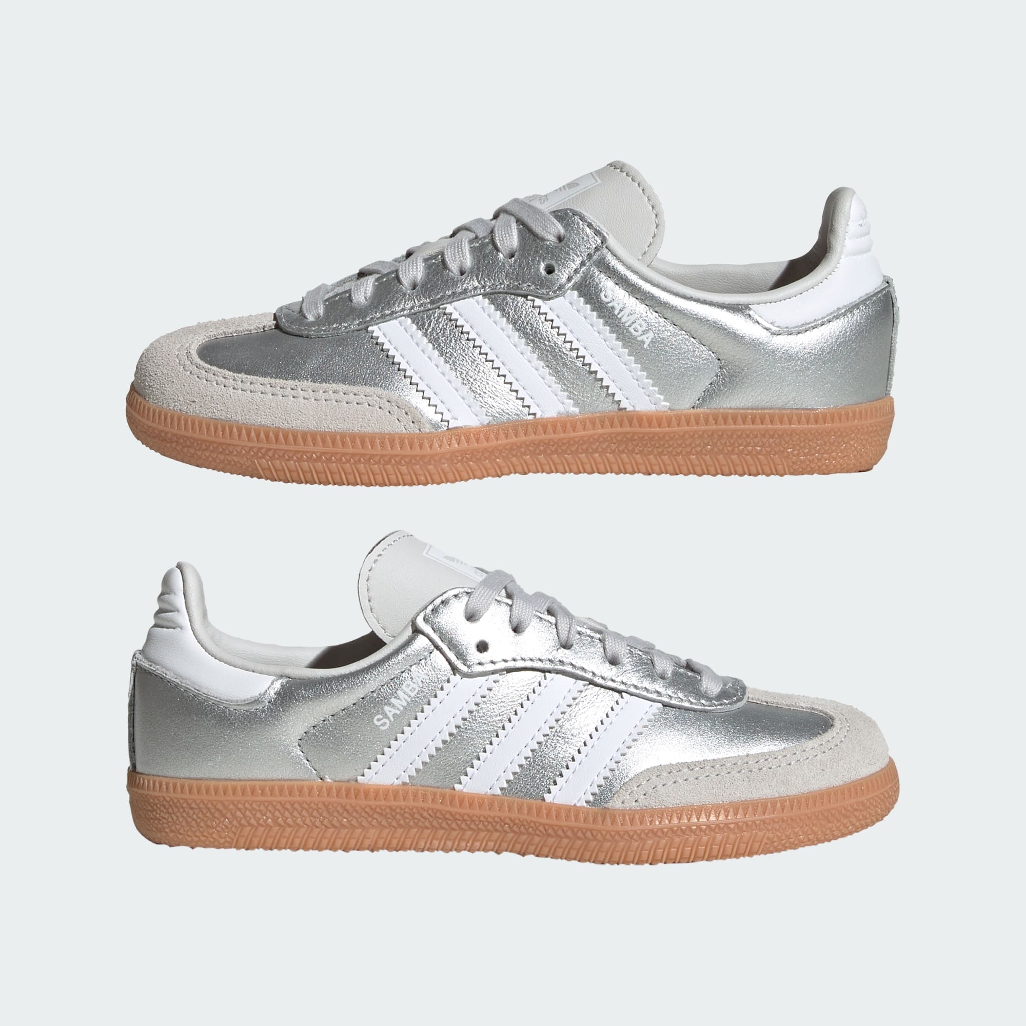 SAMBA OG AYAKKABI - Silver Metallic / Cloud White / Gum - KK2344 - Görsel 7