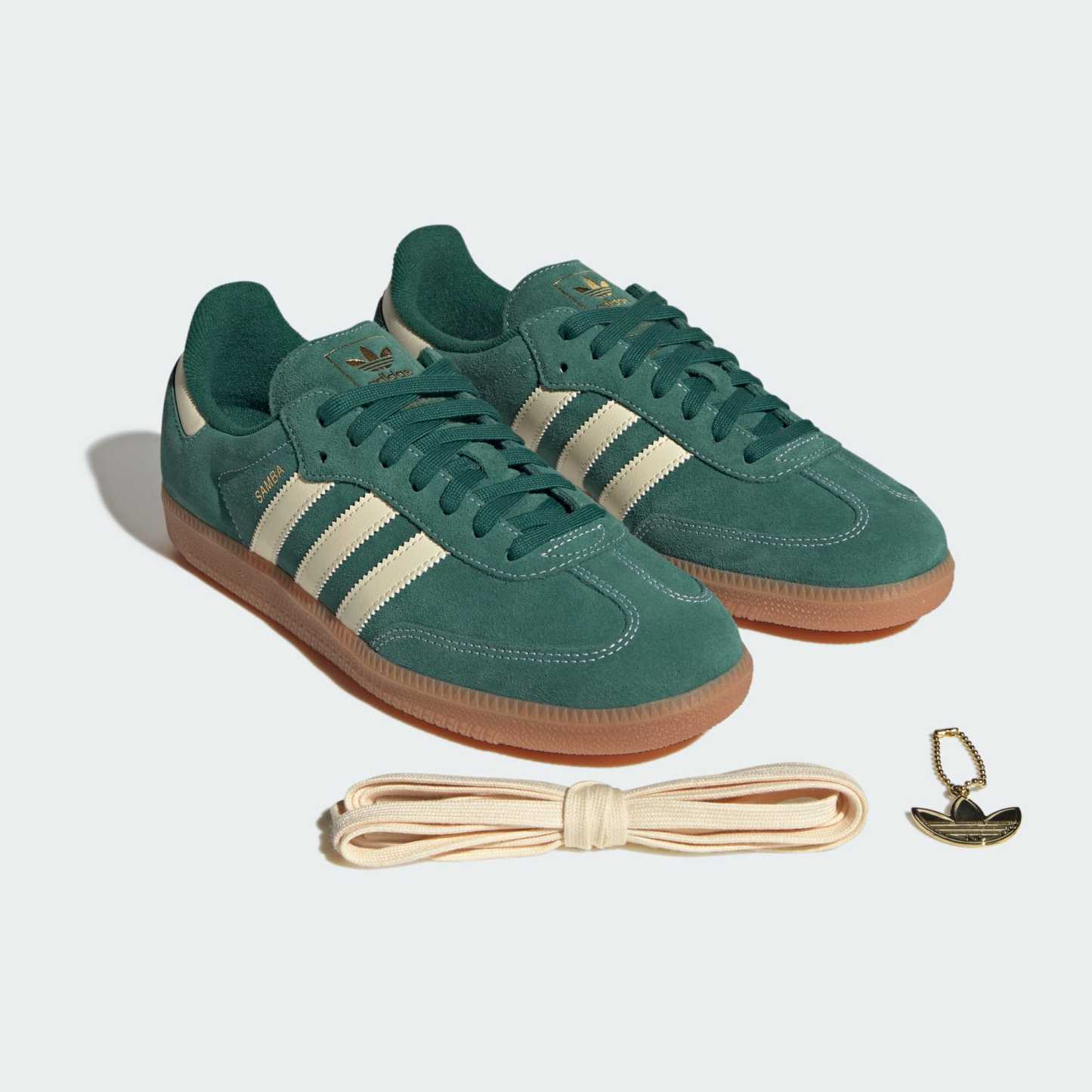 SAMBA OG AYAKKABI - Collegiate Green / Warm Vanilla / Gum - KK2274 - Görsel 8