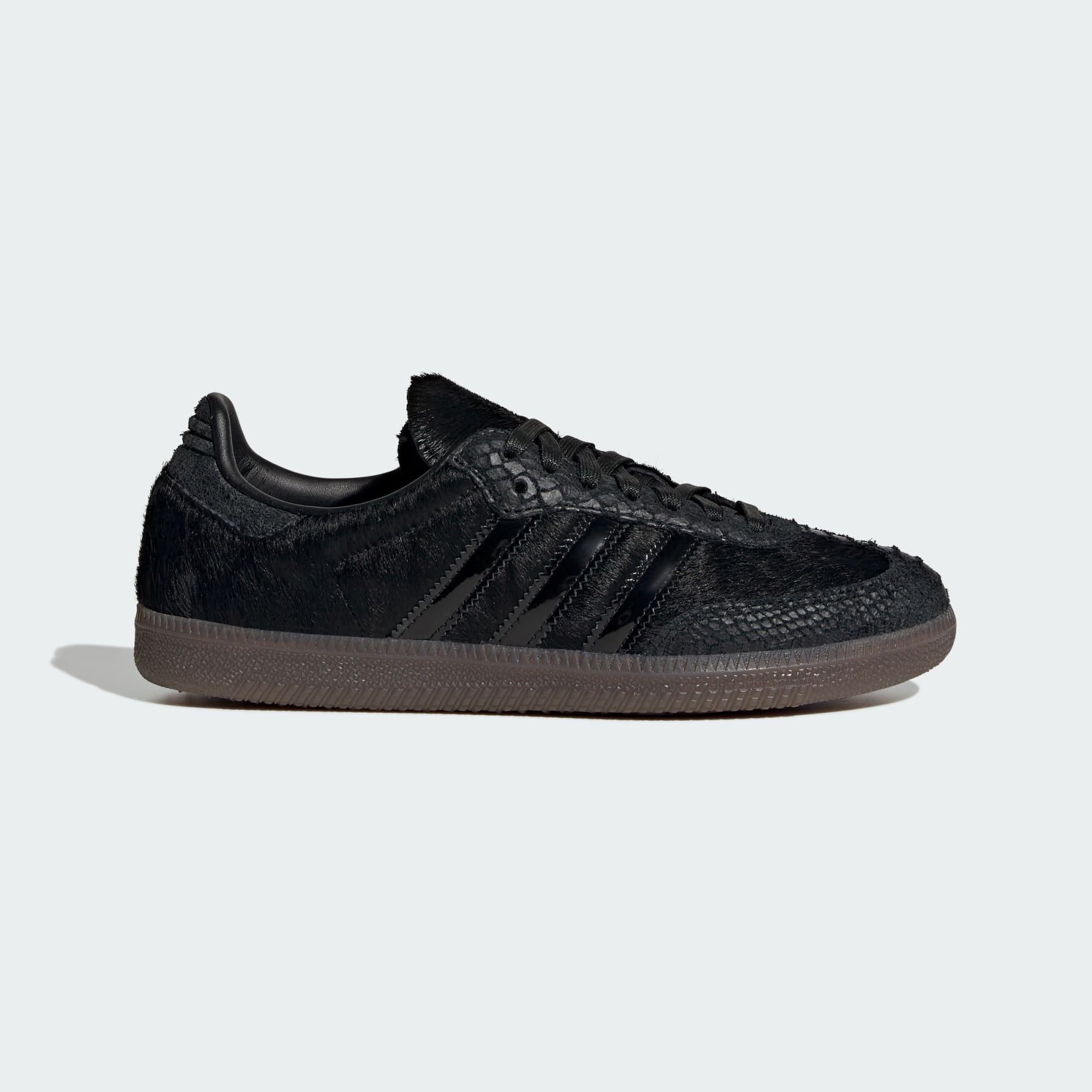 SAMBA OG PONY HAIR AYAKKABI - Core Black / Core Black / Off White - IH9149 - Görsel 1