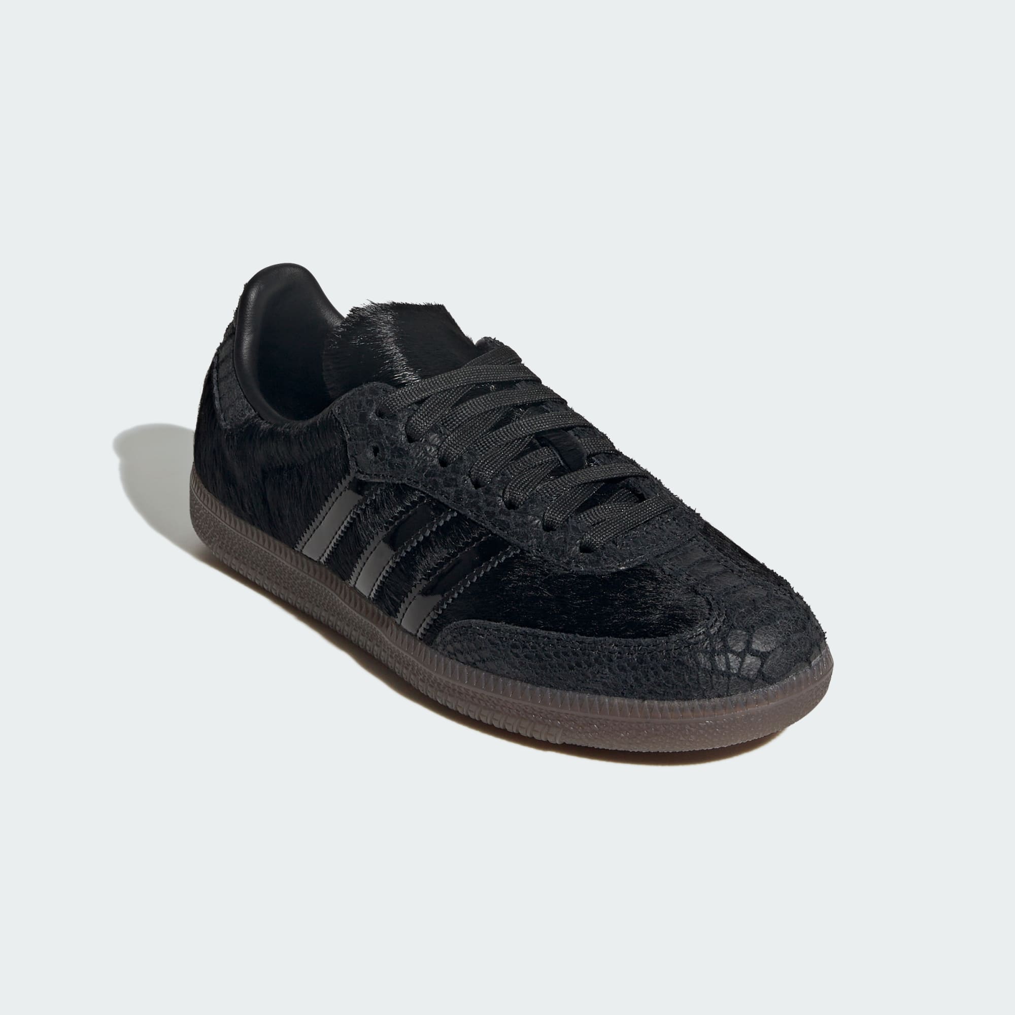 SAMBA OG PONY HAIR AYAKKABI - Core Black / Core Black / Off White - IH9149 - Görsel 5