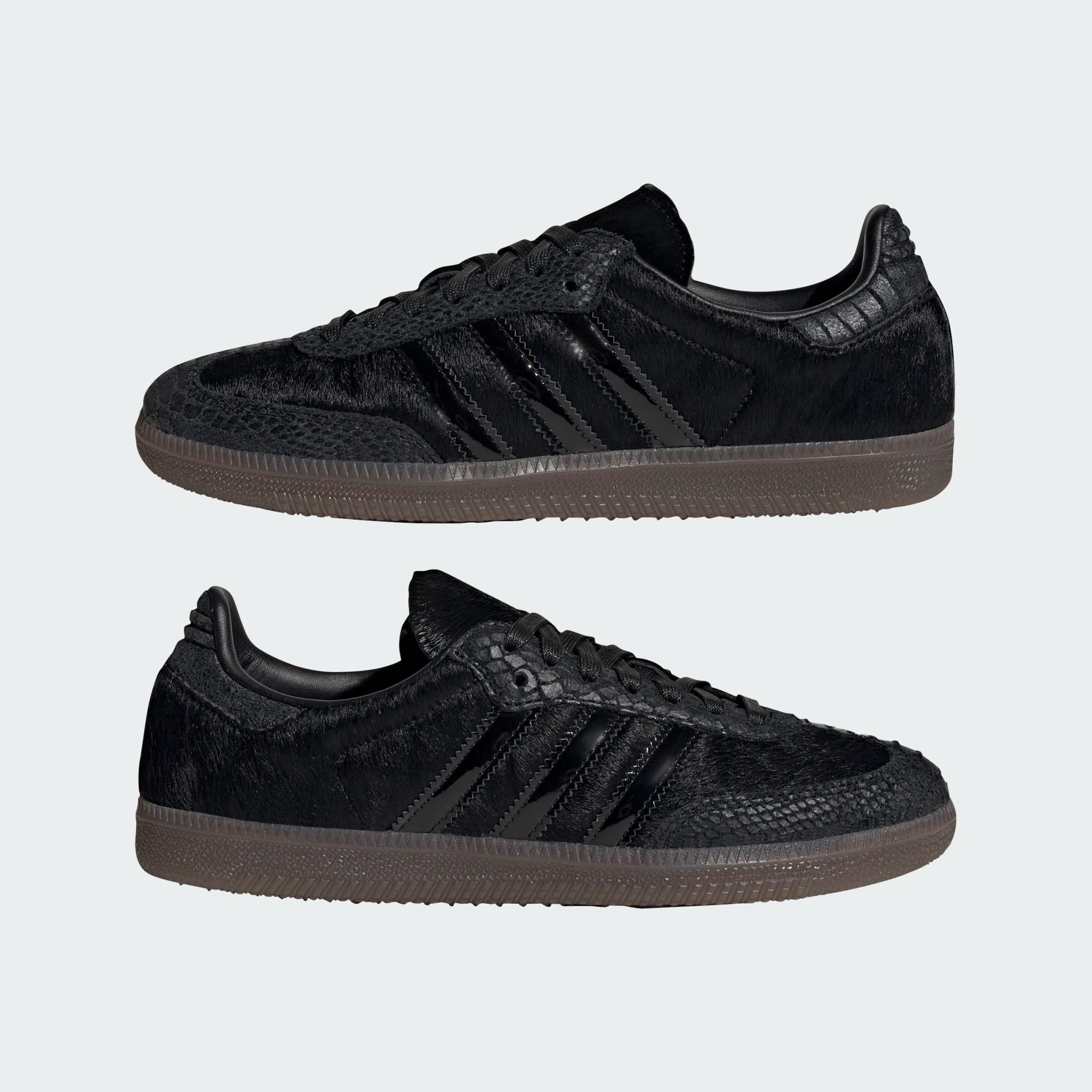 SAMBA OG PONY HAIR AYAKKABI - Core Black / Core Black / Off White - IH9149 - Görsel 8