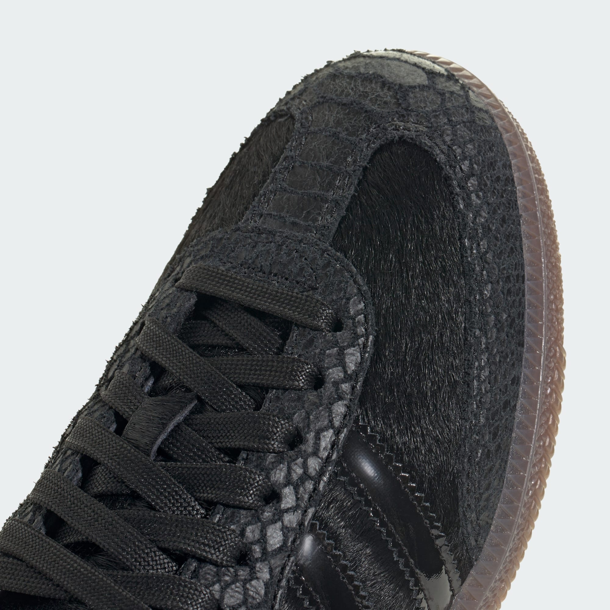 SAMBA OG PONY HAIR AYAKKABI - Core Black / Core Black / Off White - IH9149 - Görsel 9