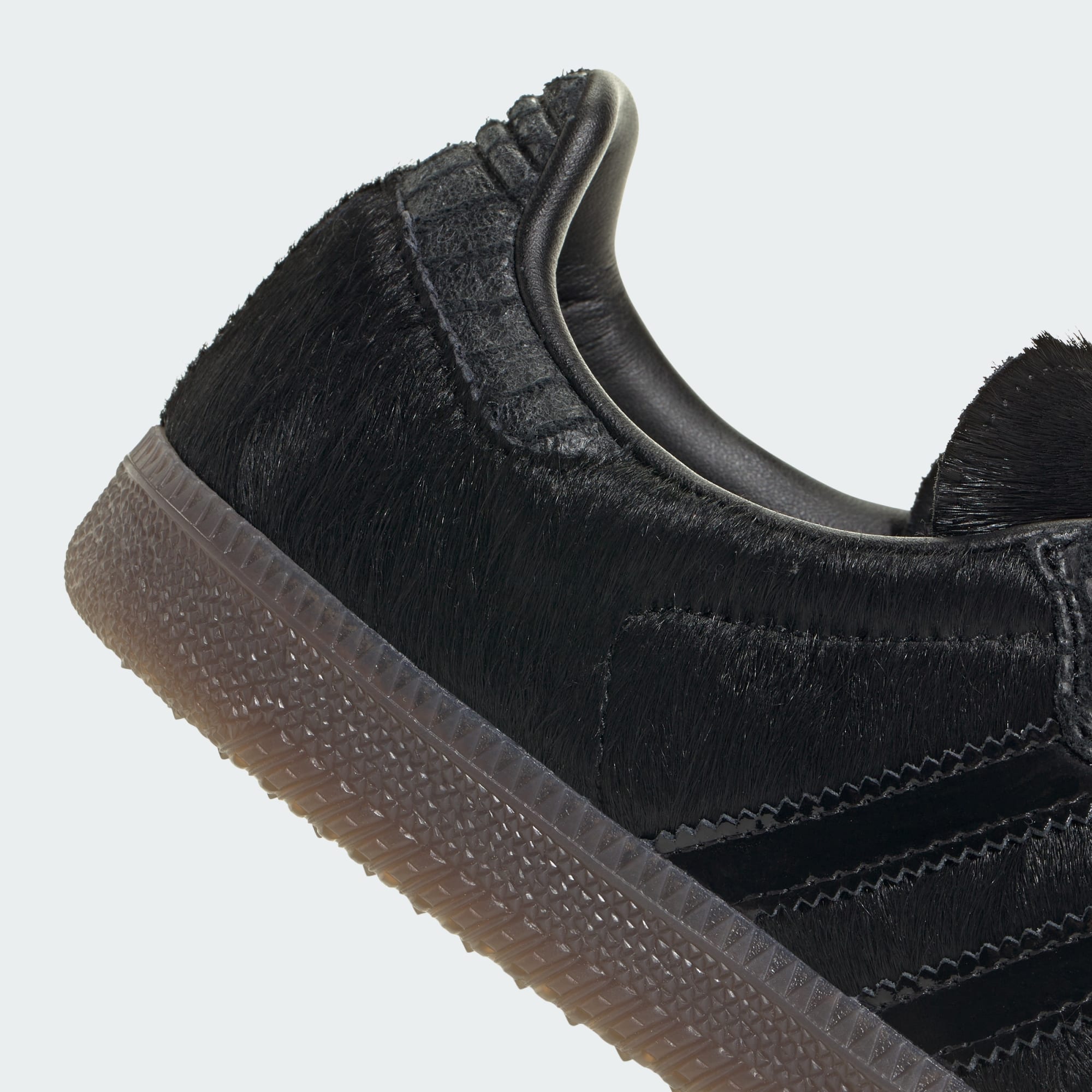 SAMBA OG PONY HAIR AYAKKABI - Core Black / Core Black / Off White - IH9149 - Görsel 10