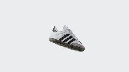 Samba Kids Ayakkabı - Cloud White / Core Black / Clear Granite - JI2758 - Görsel 10