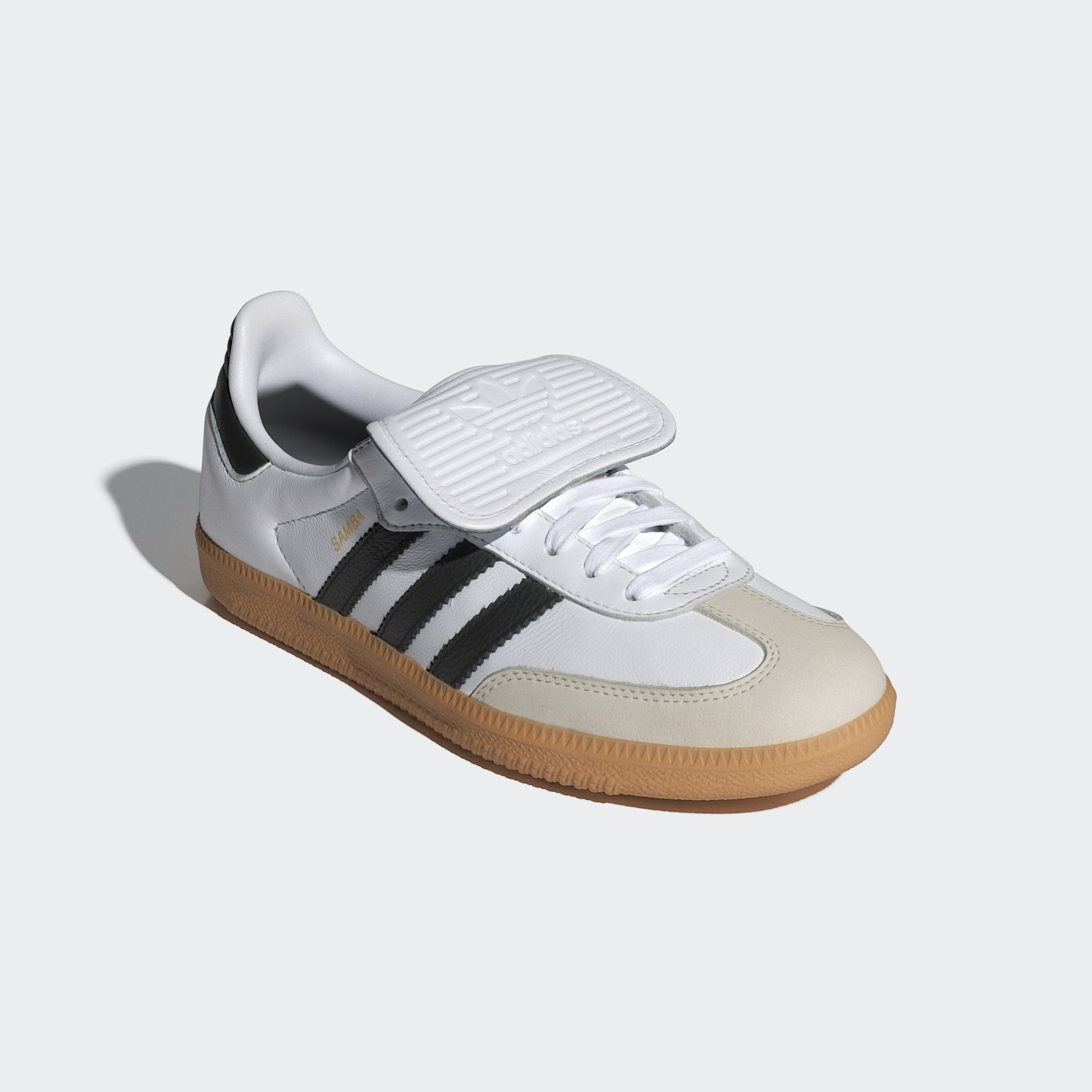 Samba LT Ayakkabı - Cloud White / Core Black / Gold Metallic - IG4279 - Görsel 4