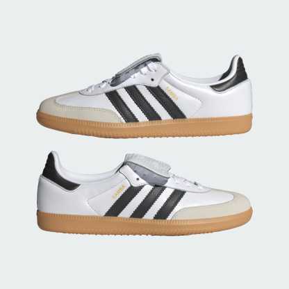 Samba LT Ayakkabı - Cloud White / Core Black / Gold Metallic - IG4279 - Görsel 7