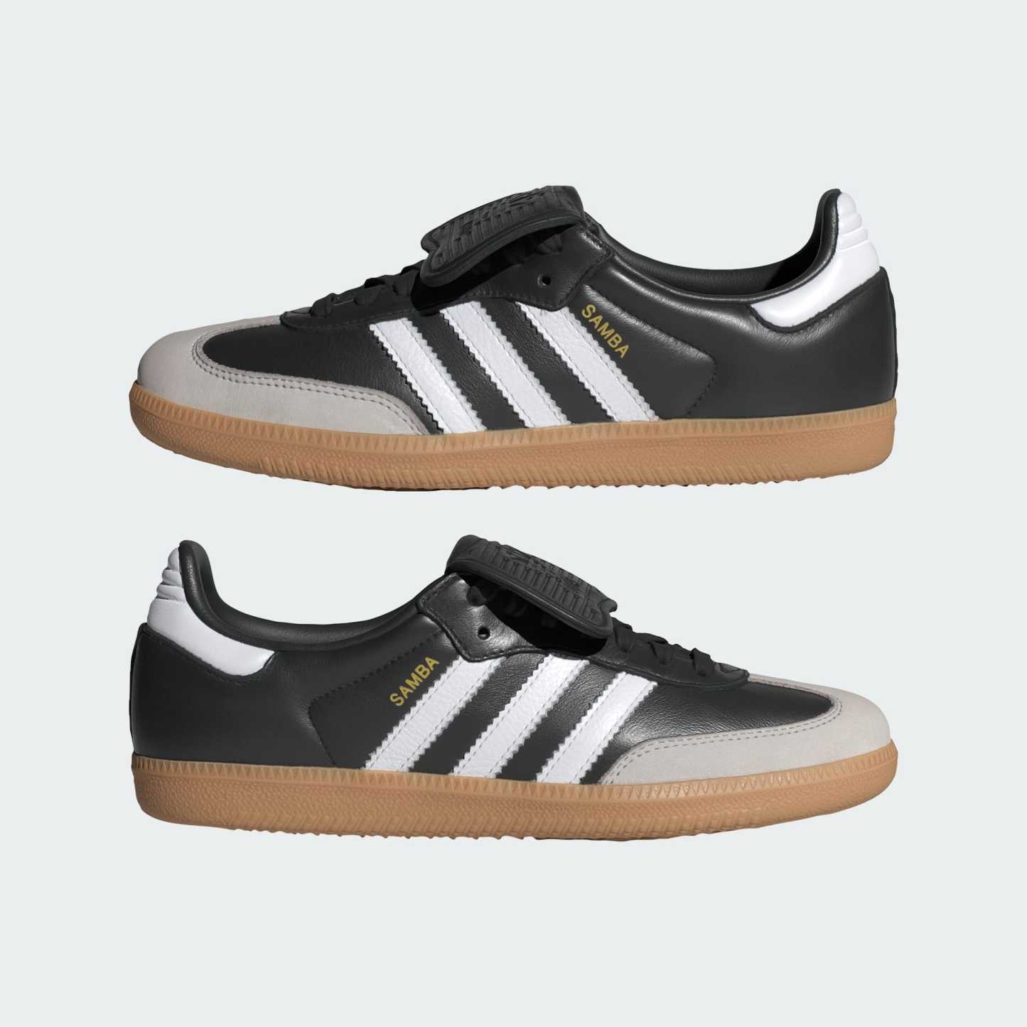 Samba LT Ayakkabı - Core Black / Cloud White / Gold Metallic - IG2010 - Görsel 7