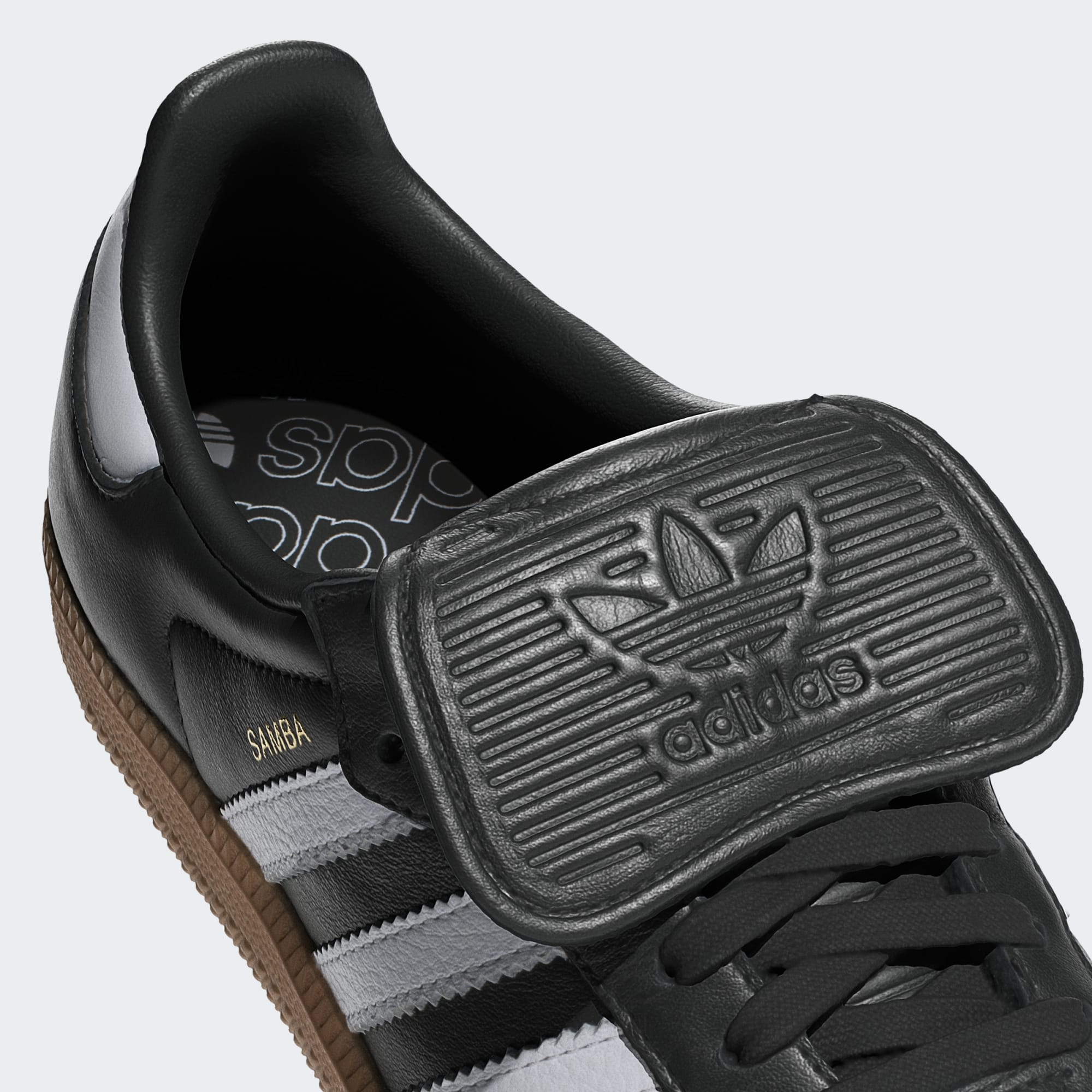 Samba LT Ayakkabı - Core Black / Cloud White / Gold Metallic - IG2010 - Görsel 8