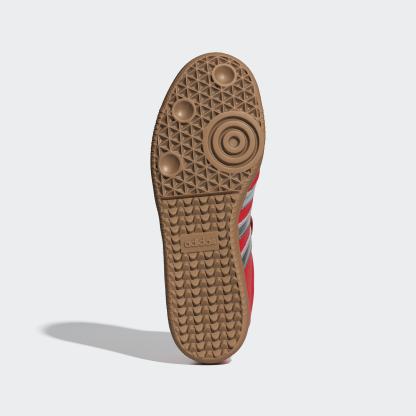 Samba Lt Ayakkabı - Better Scarlet / Silver Metallic / Gum - JS3938 - Görsel 3