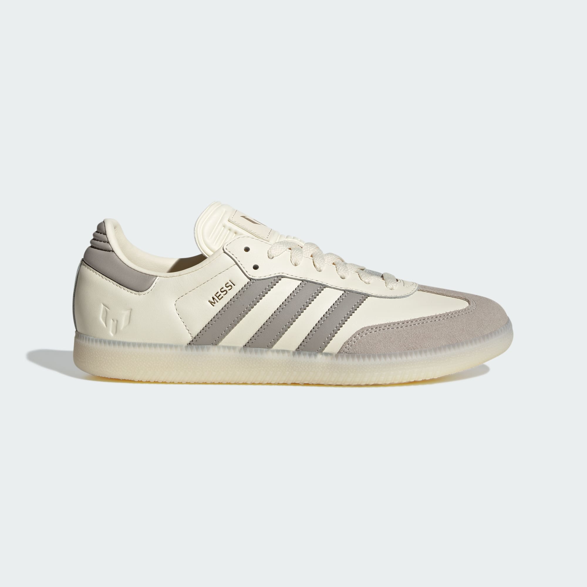 Samba Messi Krampon - Cream White / Light Brown / Gold Metallic - JQ0266 - Görsel 2