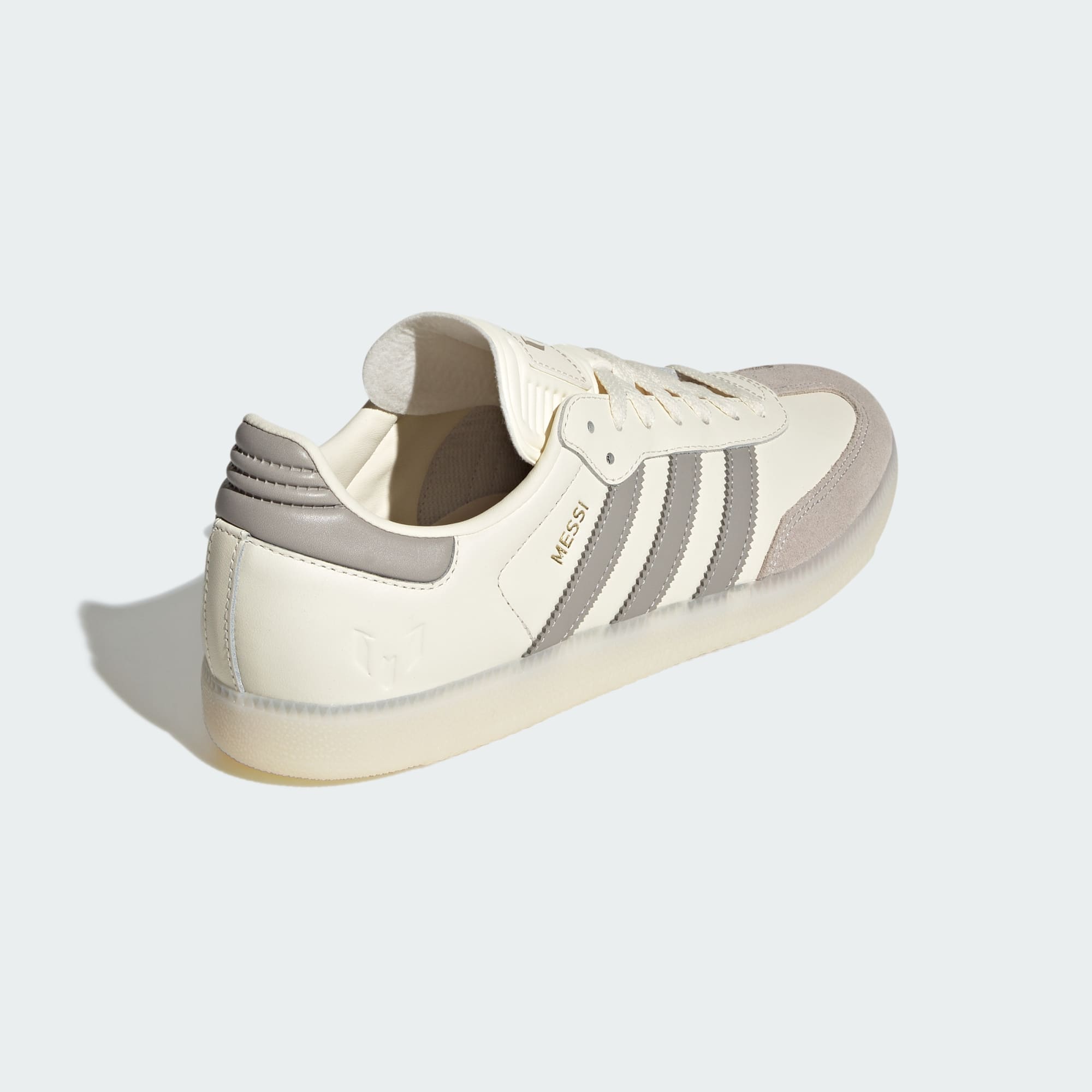 Samba Messi Krampon - Cream White / Light Brown / Gold Metallic - JQ0266 - Görsel 6