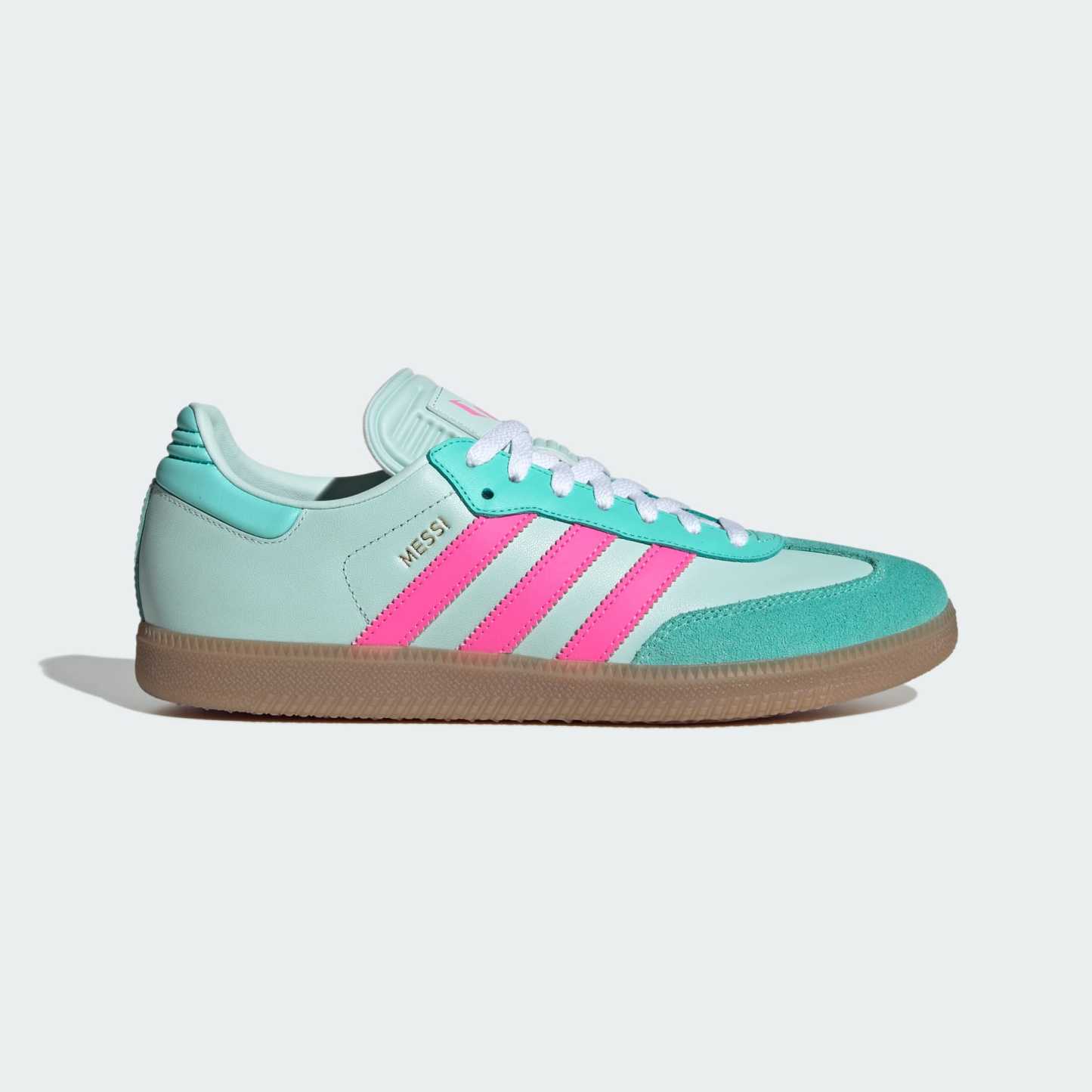 Samba Messi Krampon - Halo Mint / Lucid Pink / Gum - KI8505 - Görsel 2