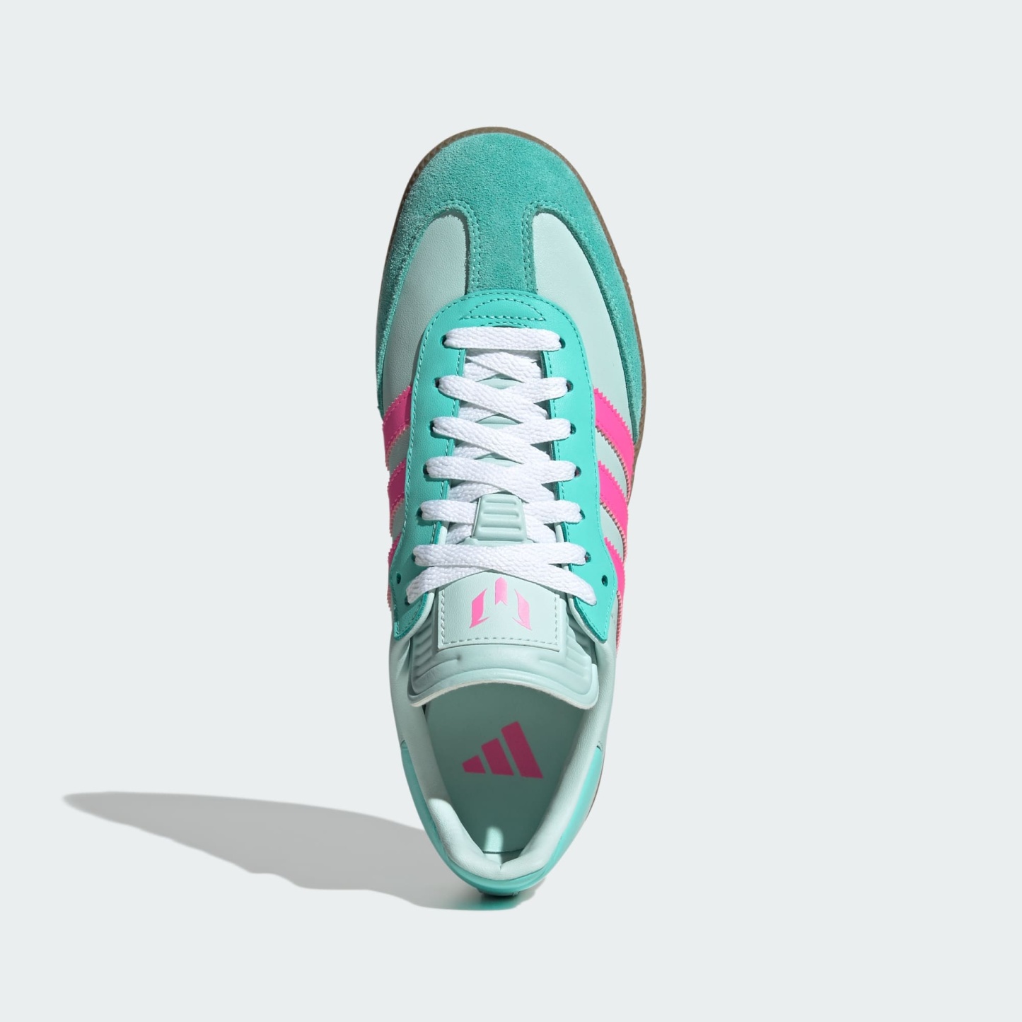 Samba Messi Krampon - Halo Mint / Lucid Pink / Gum - KI8505 - Görsel 3