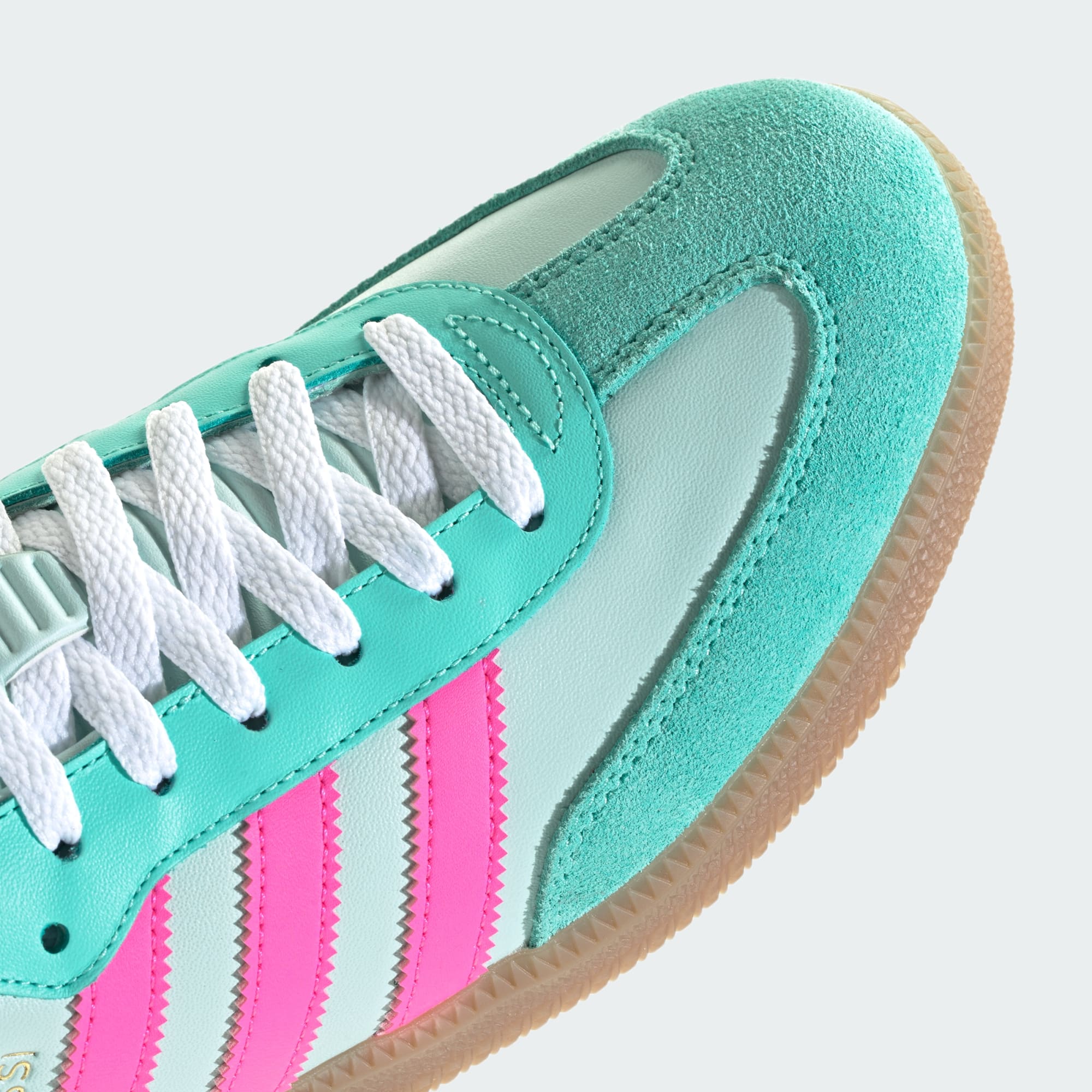 Samba Messi Krampon - Halo Mint / Lucid Pink / Gum - KI8505 - Görsel 10