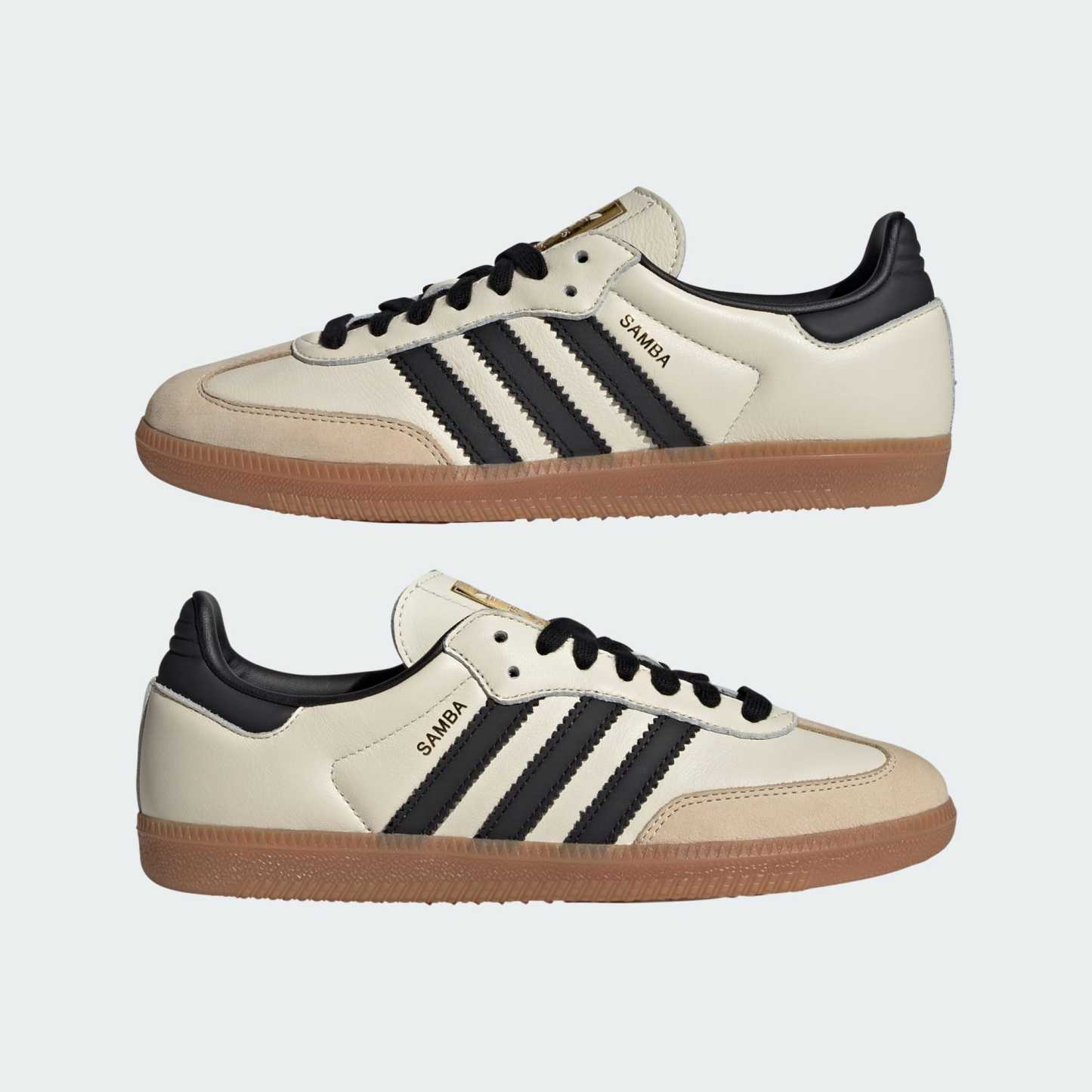 Samba OG Ayakkabı - Cream White / Core Black / Sand Strata - ID0478 - Görsel 7
