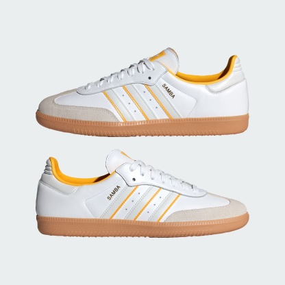 Samba OG Ayakkabı - Cloud White / Crystal White / Crew Yellow - ID1479 - Görsel 7