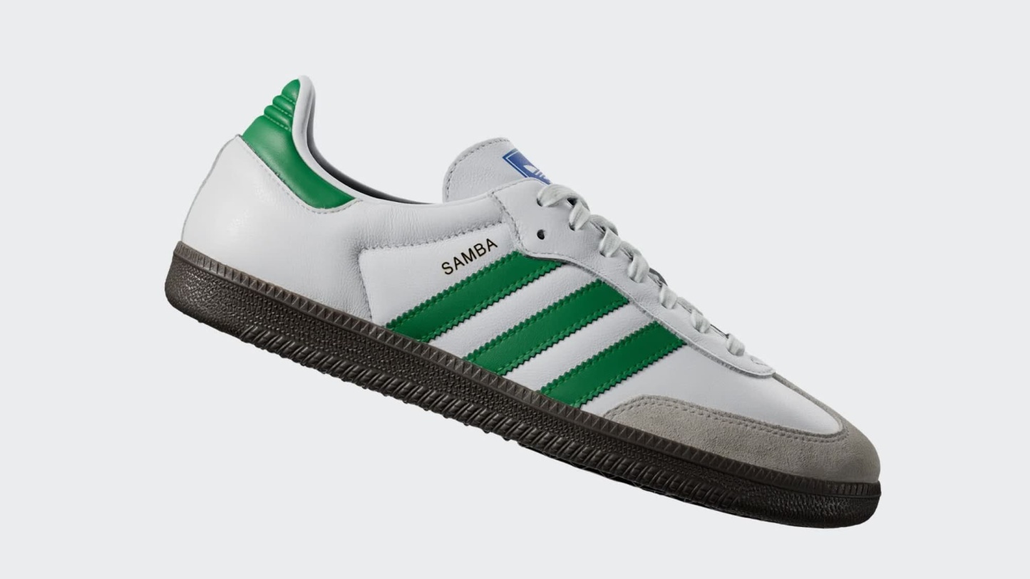 Samba OG Ayakkabı - Cloud White / Green / Supplier Colour - IG1024 - Görsel 10