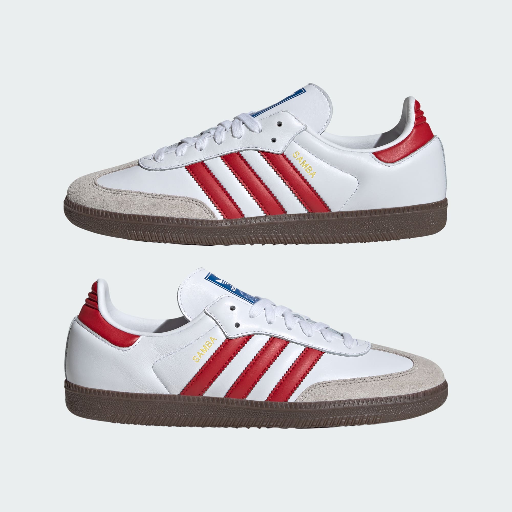 Samba OG Ayakkabı - Cloud White / Better Scarlet / Supplier Colour - IG1025 - Görsel 7