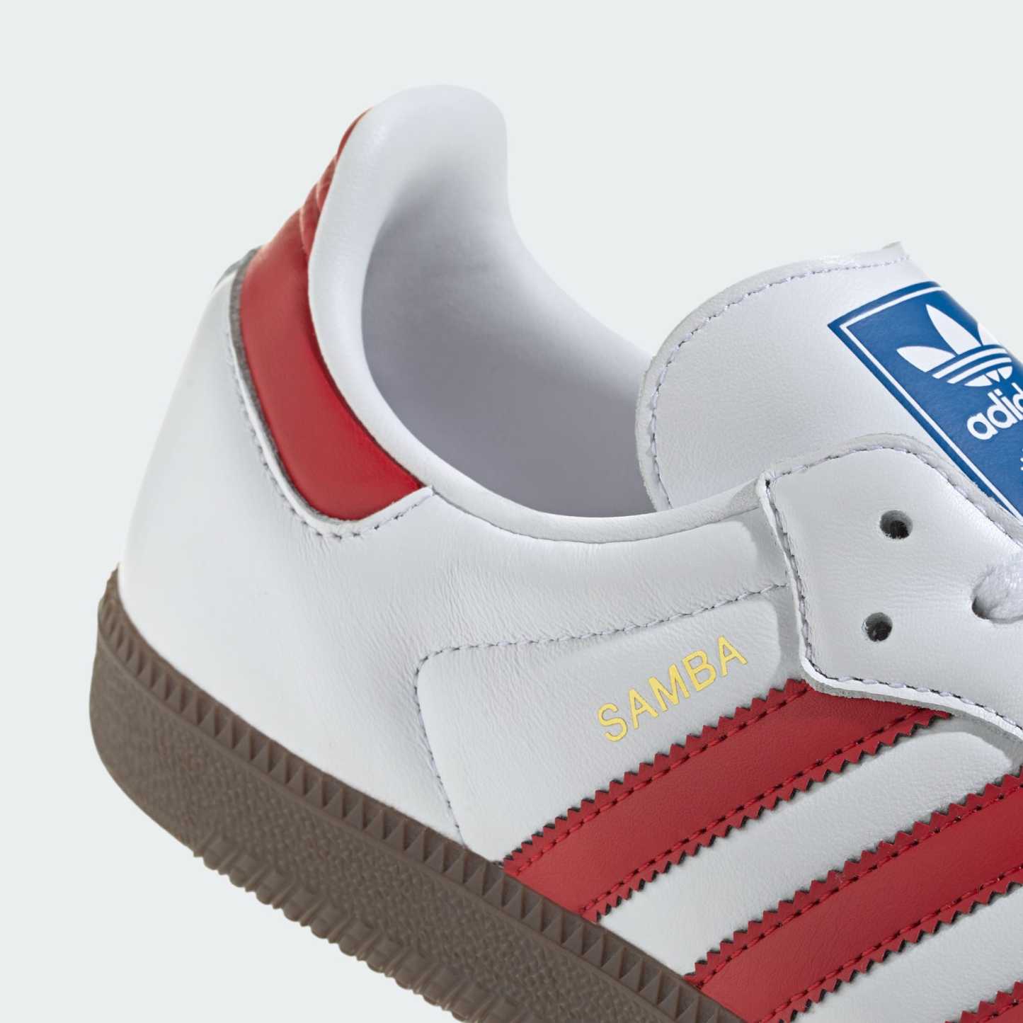 Samba OG Ayakkabı - Cloud White / Better Scarlet / Supplier Colour - IG1025 - Görsel 8