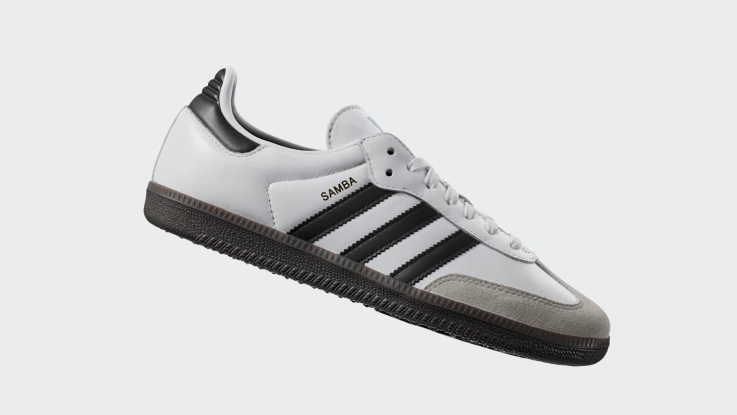 Samba OG Ayakkabı - Cloud White / Core Black / Clear Granite - IG9030 - Görsel 9
