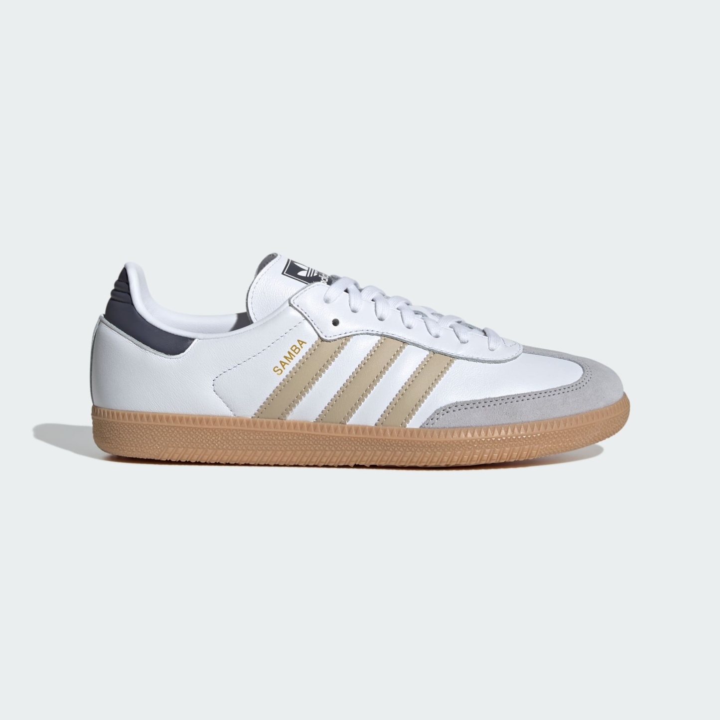 Samba OG Ayakkabı - Cloud White / Stone Khaki / Gum - IH6870 - Görsel 1