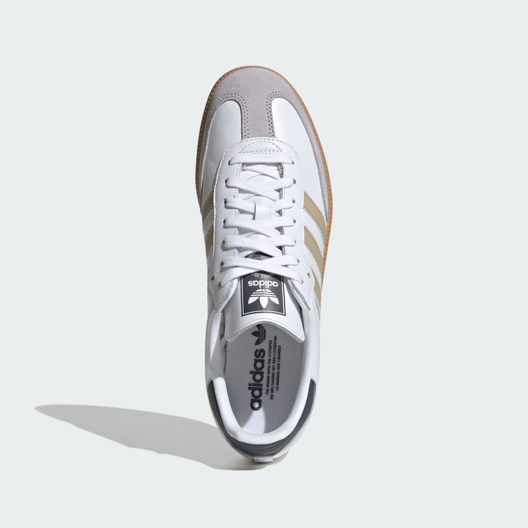 Samba OG Ayakkabı - Cloud White / Stone Khaki / Gum - IH6870 - Görsel 2
