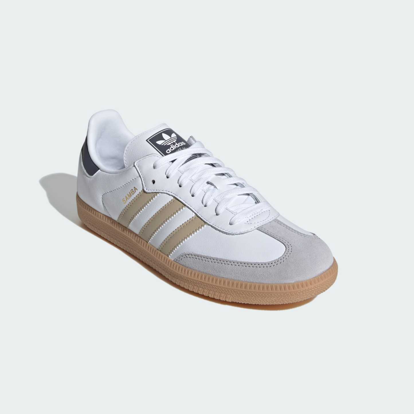 Samba OG Ayakkabı - Cloud White / Stone Khaki / Gum - IH6870 - Görsel 4