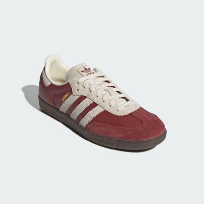 Samba OG Ayakkabı - Burgundy / Cream White / Gum - JI3216 - Görsel 4